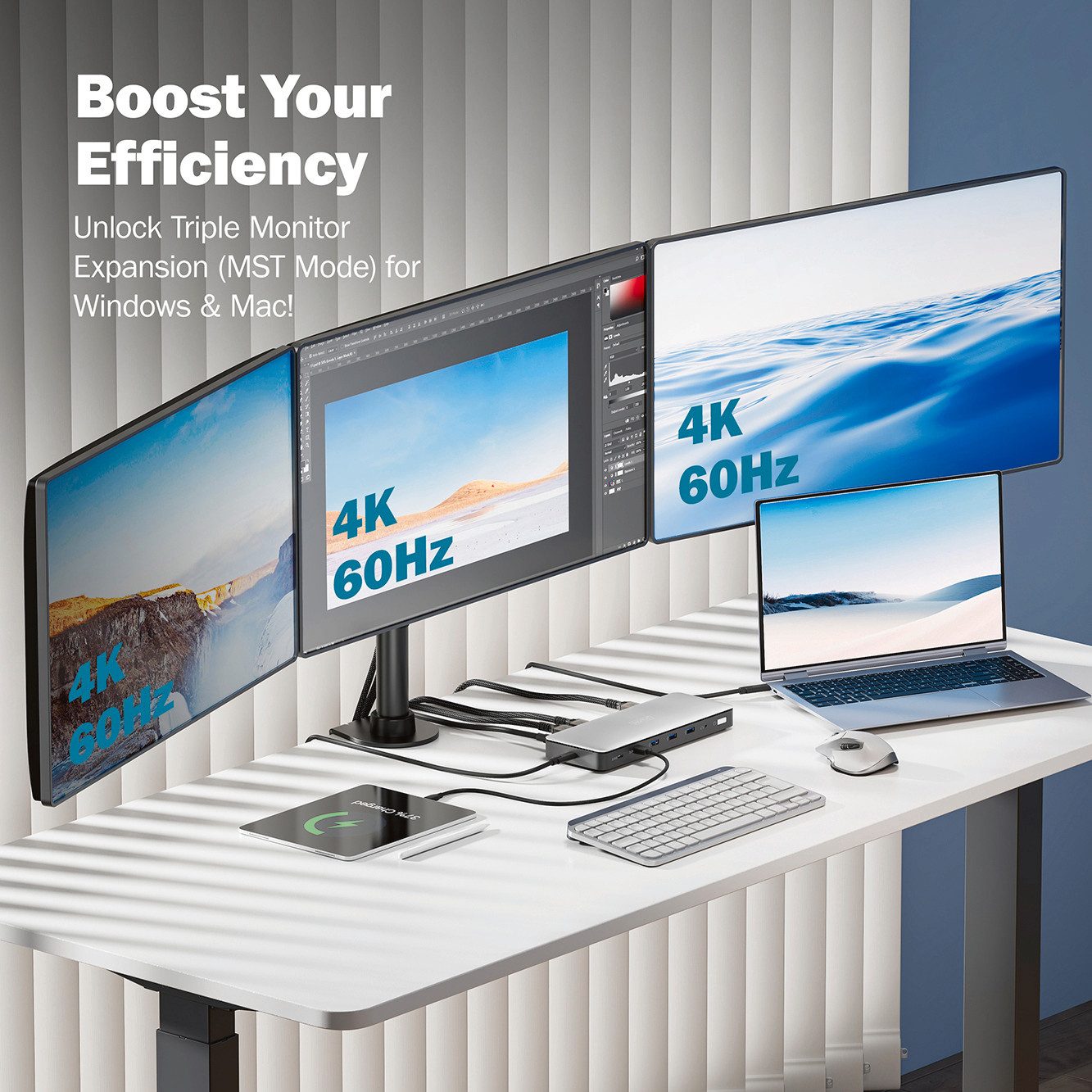 Digitus Laptop-dockingstation USB-C Docking Station, 13-Port, HDMI, USB, RJ45, SD