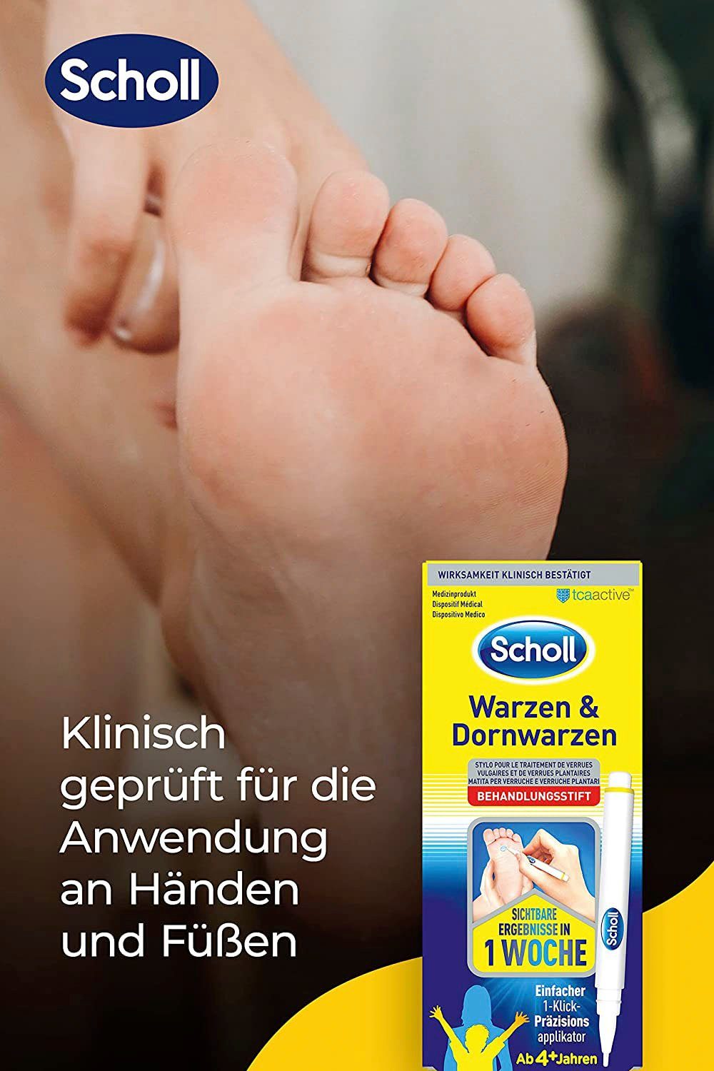 Scholl Wrattenbehandelingspen Behandelpen voor wratten en plantaire wratten voor handen en voeten