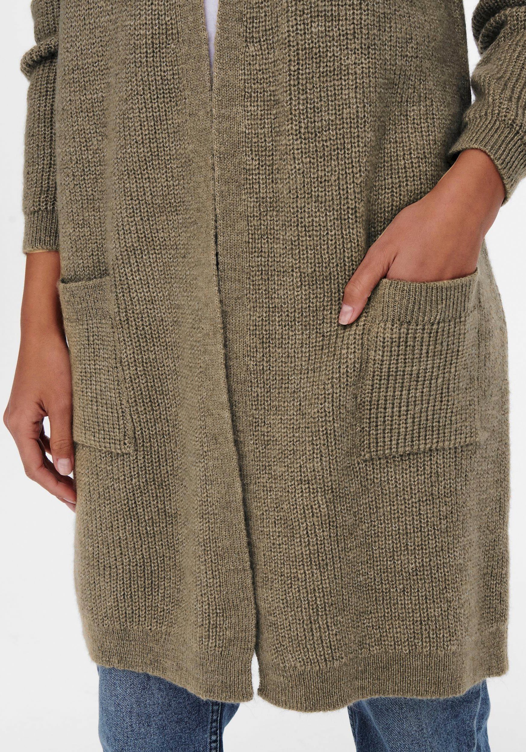 Only Lang vest ONLJADE L/S cardigan KNT NOOS