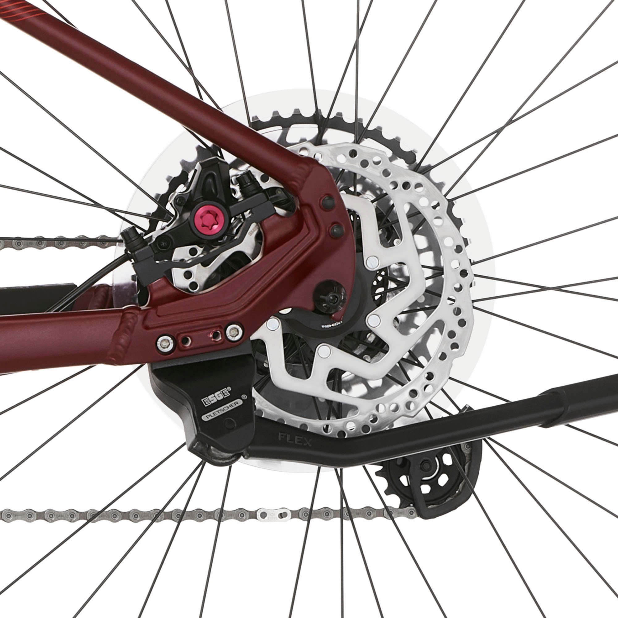 Fischer E-bike MONTIS 7.0I 630 Pedelec, elektrische fiets voor dames en heren, MTB
