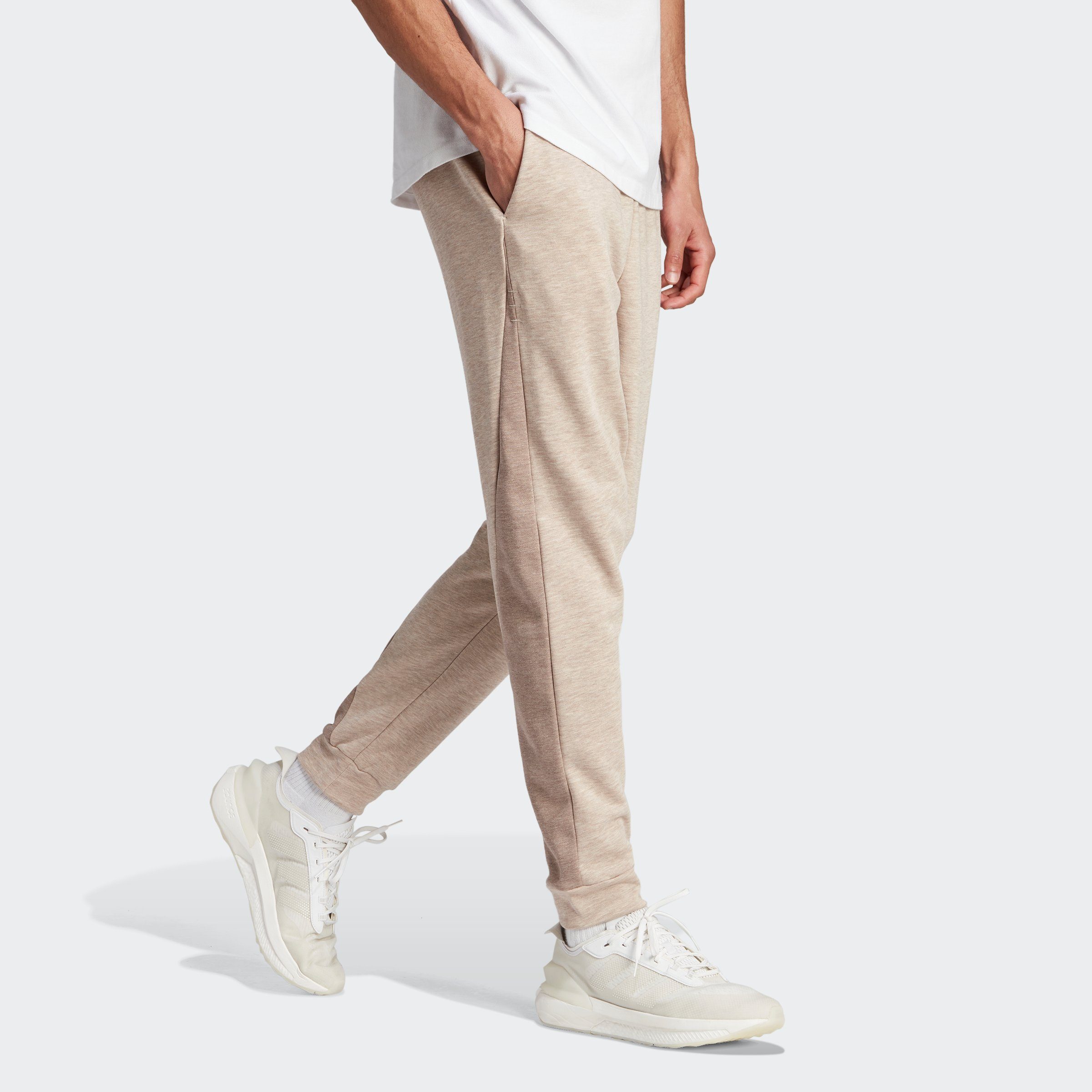 adidas Sportswear Sportbroek Gemêleerde broek (1-delig) heren sportbroeken maat 4XL beige