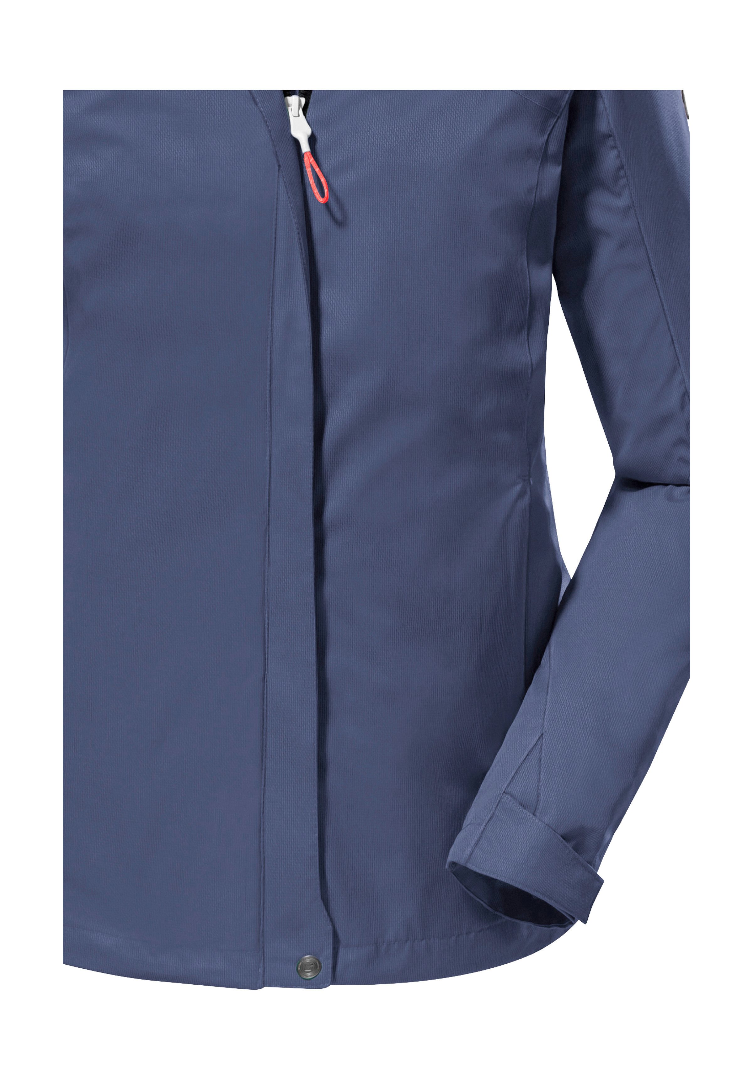 Killtec Outdoorjack KOS 133 WMN JCKT Water- en winddichte damesjack met afneembare capuchon, PFAS-vrij