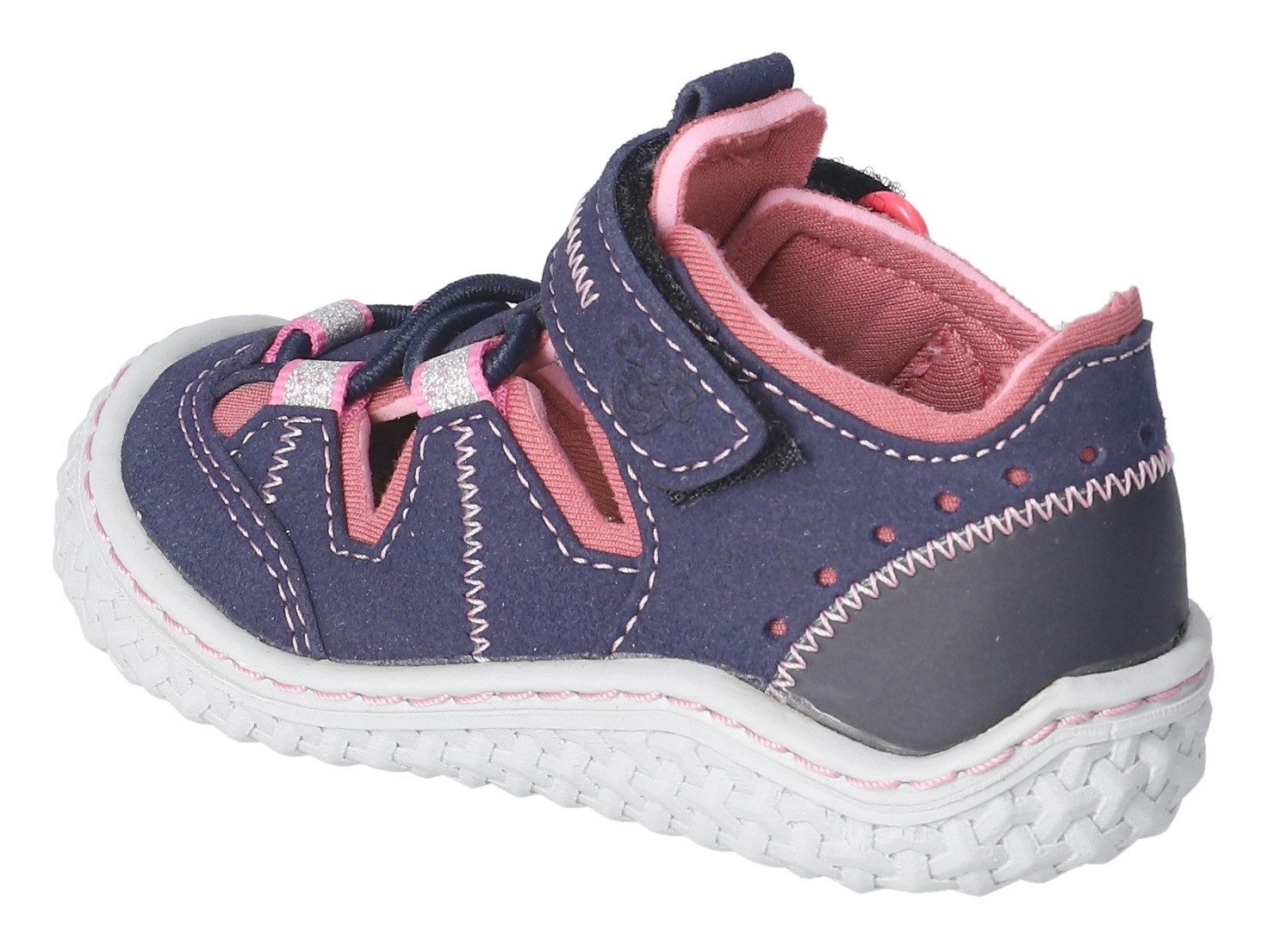 PEPINO by RICOSTA Barefootschoenen JERRY DAME: Midden , barefoot schoen met elastische band en klittenband, maat sjabloon te downloaden