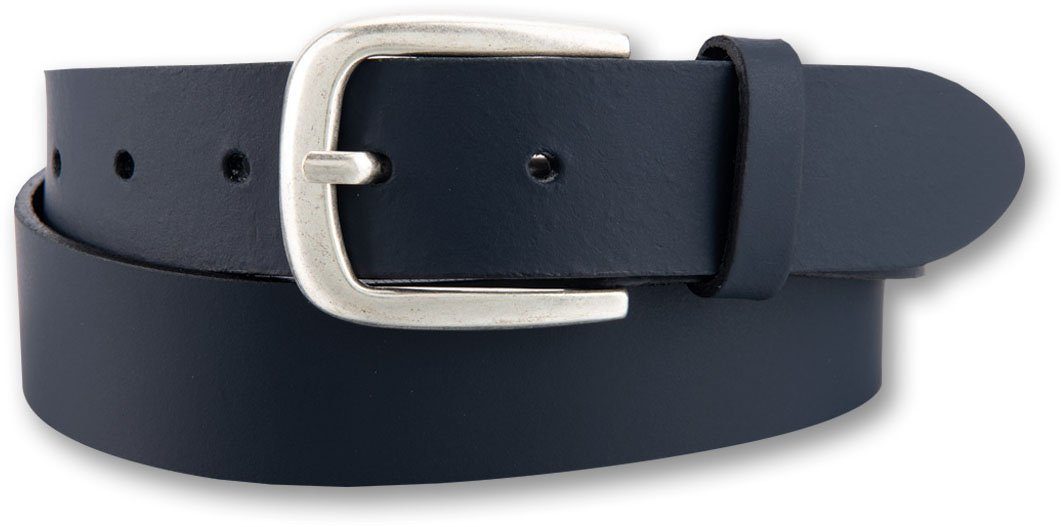 BERND GÖTZ Leren riem in grote maten tot 160 cm heren riemen maat 130 blauw