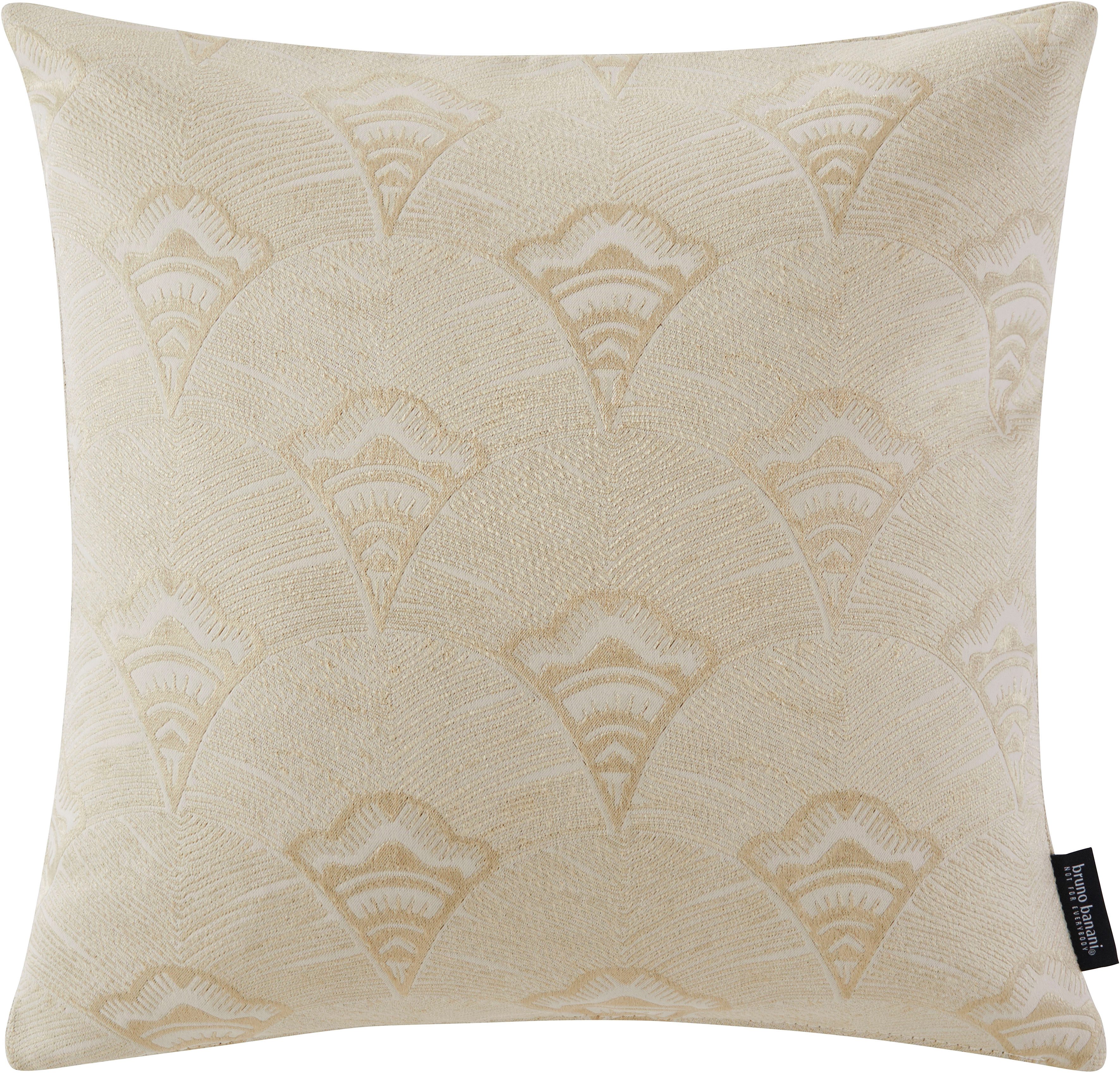Bruno Banani Kussenhoes ALESSIO gerecycled materiaal, zonder vulling, jacquard patroon, moderne blikvanger (1 stuk)