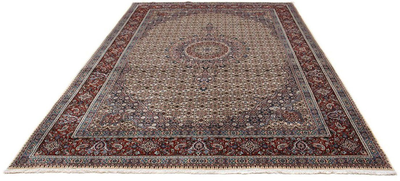 morgenland Wollen kleed Moud medaillon beige 295 x 200 cm Uniek exemplaar met certificaat