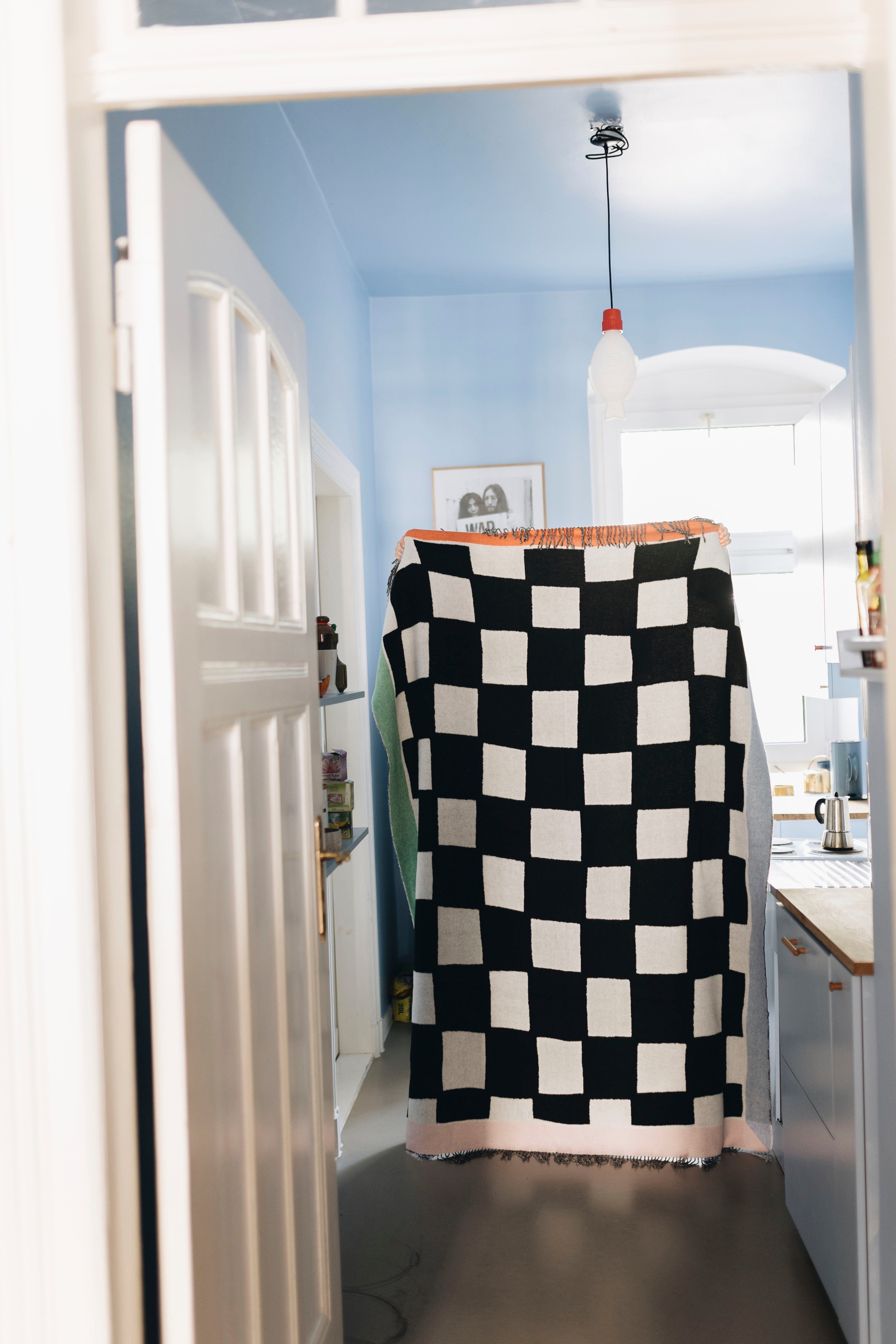 TOM TAILOR HOME Plaid Checkmate Bings Kunstenaarscollectie