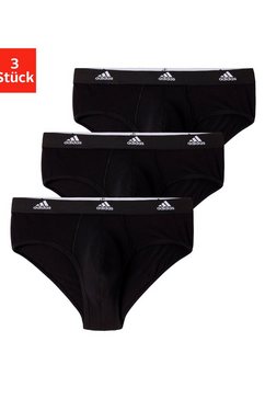 adidas sportswear slip (set, 3 stuks) zwart