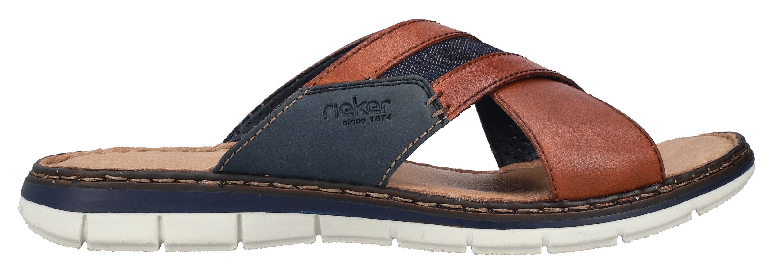 Rieker Slippers , zomerschoen, strandschoen, huisschoen met zachte binnenzool