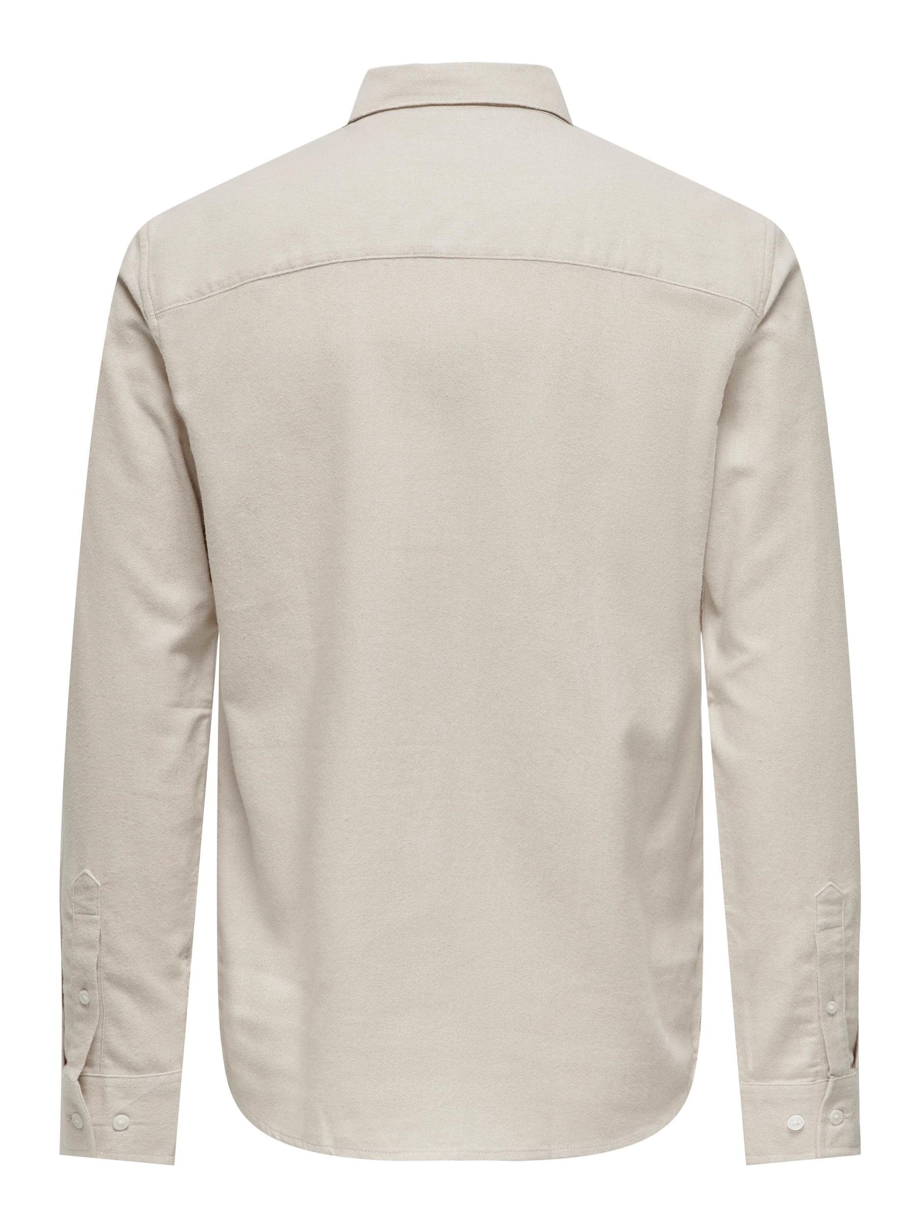 ONLY & SONS Overhemd met lange mouwen ONSGUDMUND SLIM 1-PKT SOLID SHIRT NOOS