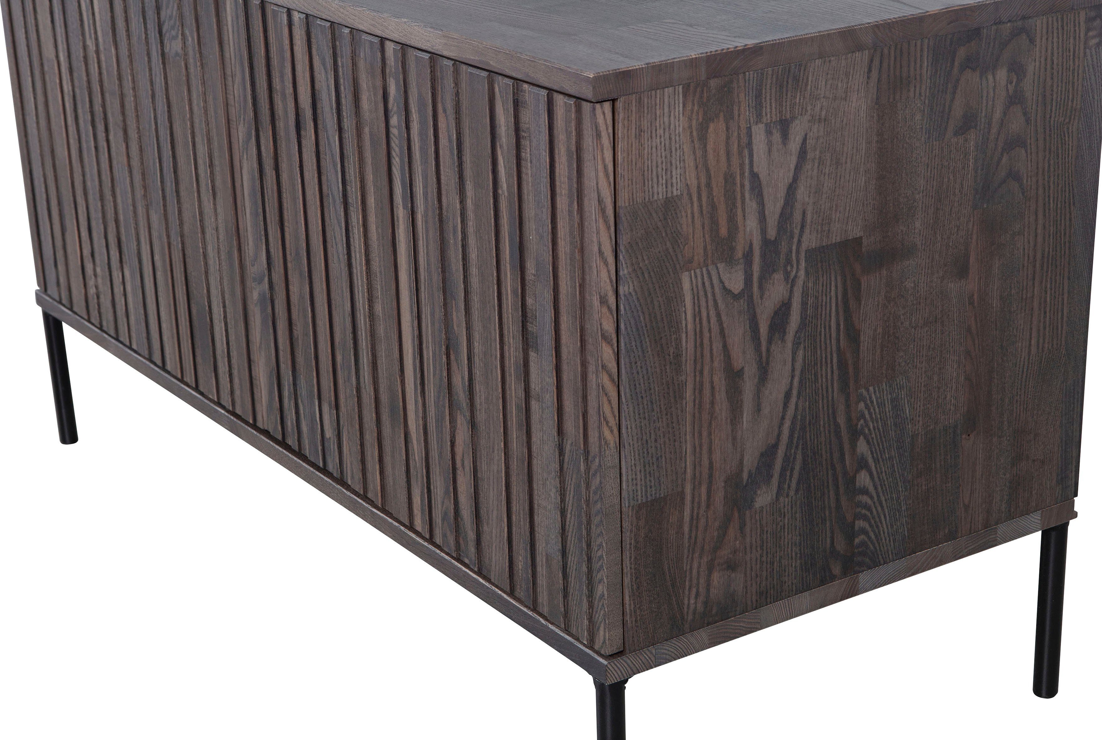WOOOD Dressoir New Gravure, TV-commode, breedte 100 cm of 150 cm Commode hoogte 56 cm, met grafische reliëfdeuren, veel opbergruimte