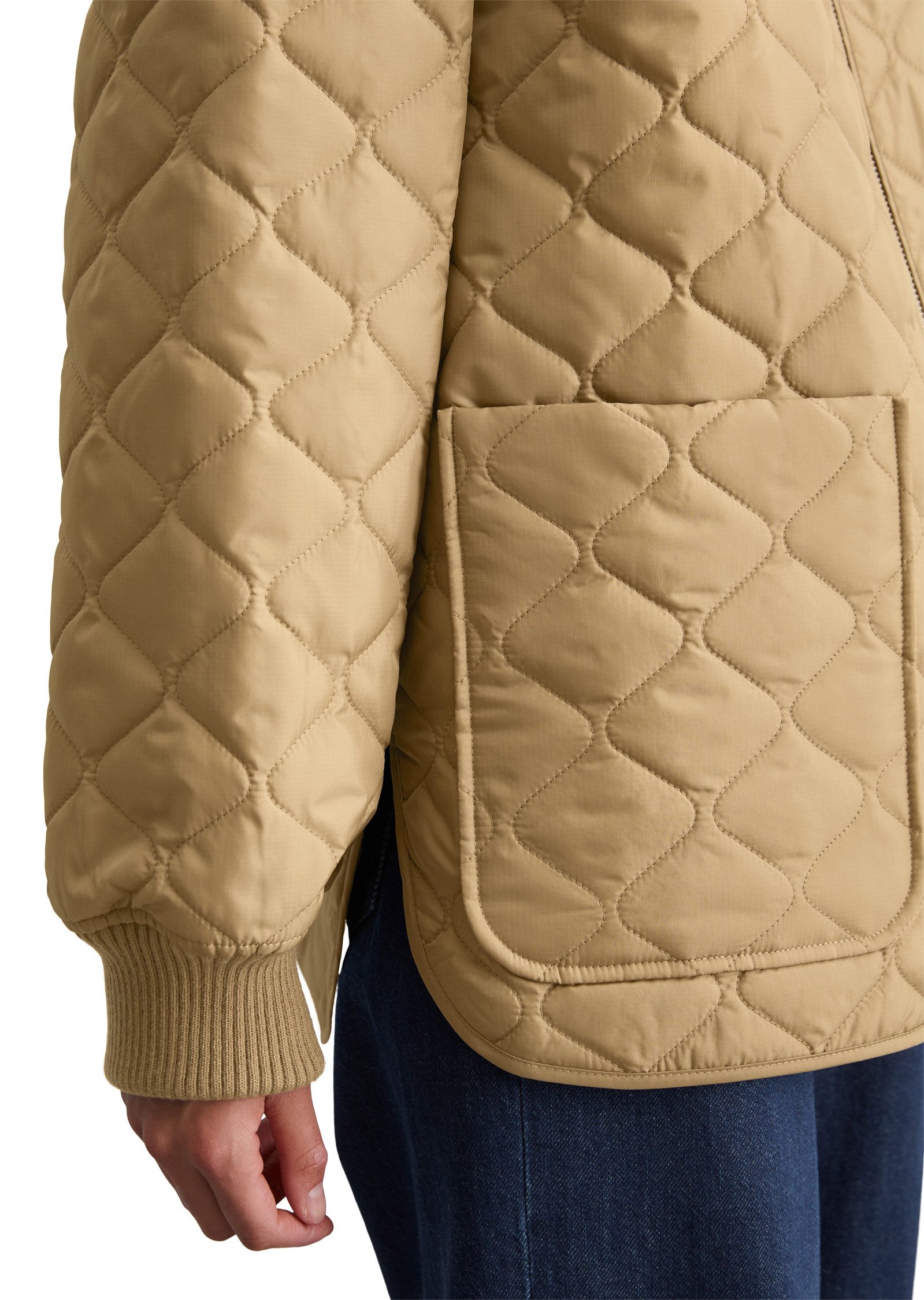Marc O'Polo DENIM Gewatteerde jas met cordkraag