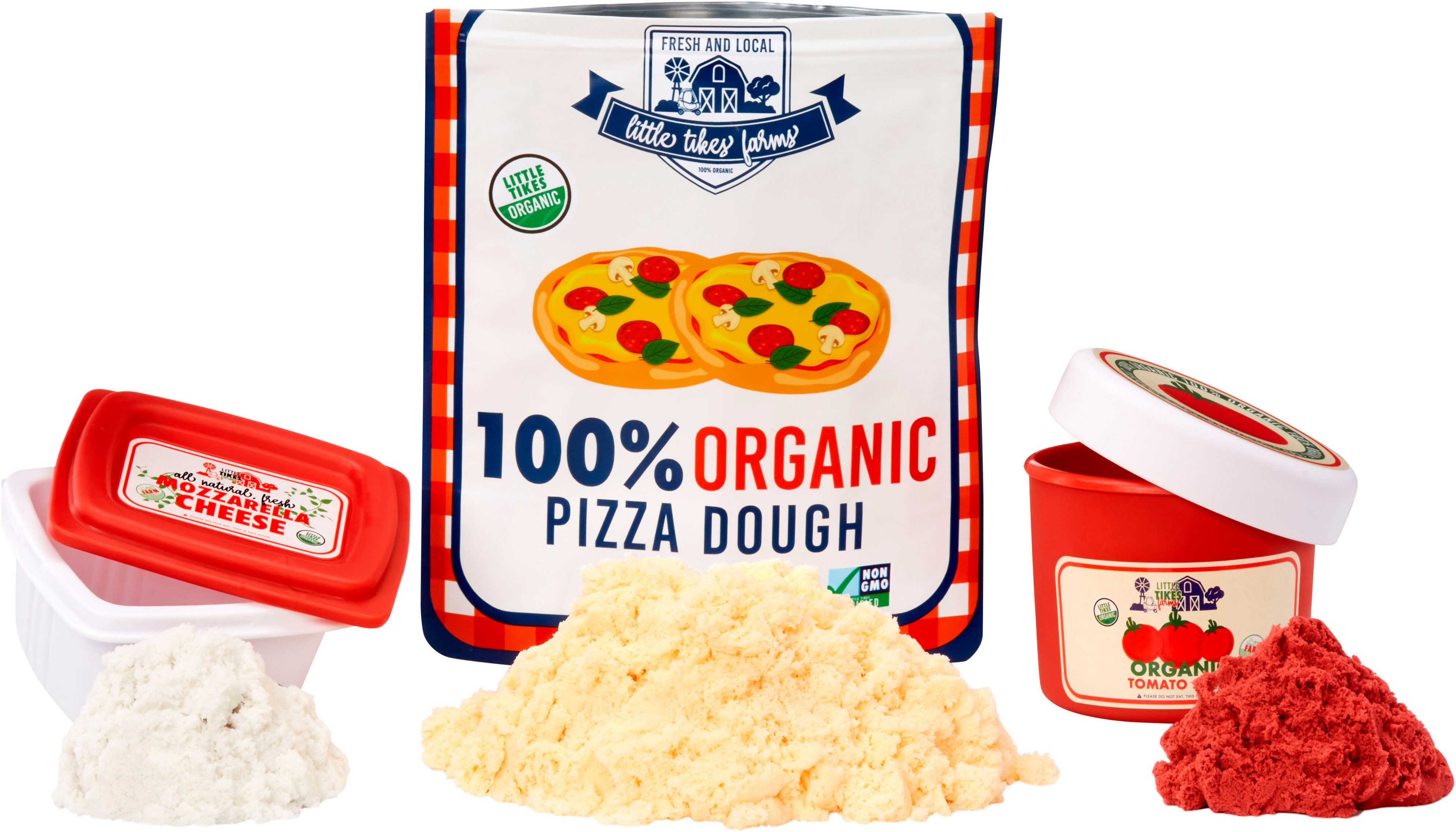 Little Tikes® Speelgoed-levensmiddelen Creative Chefs Pizza Kit (18-delig)