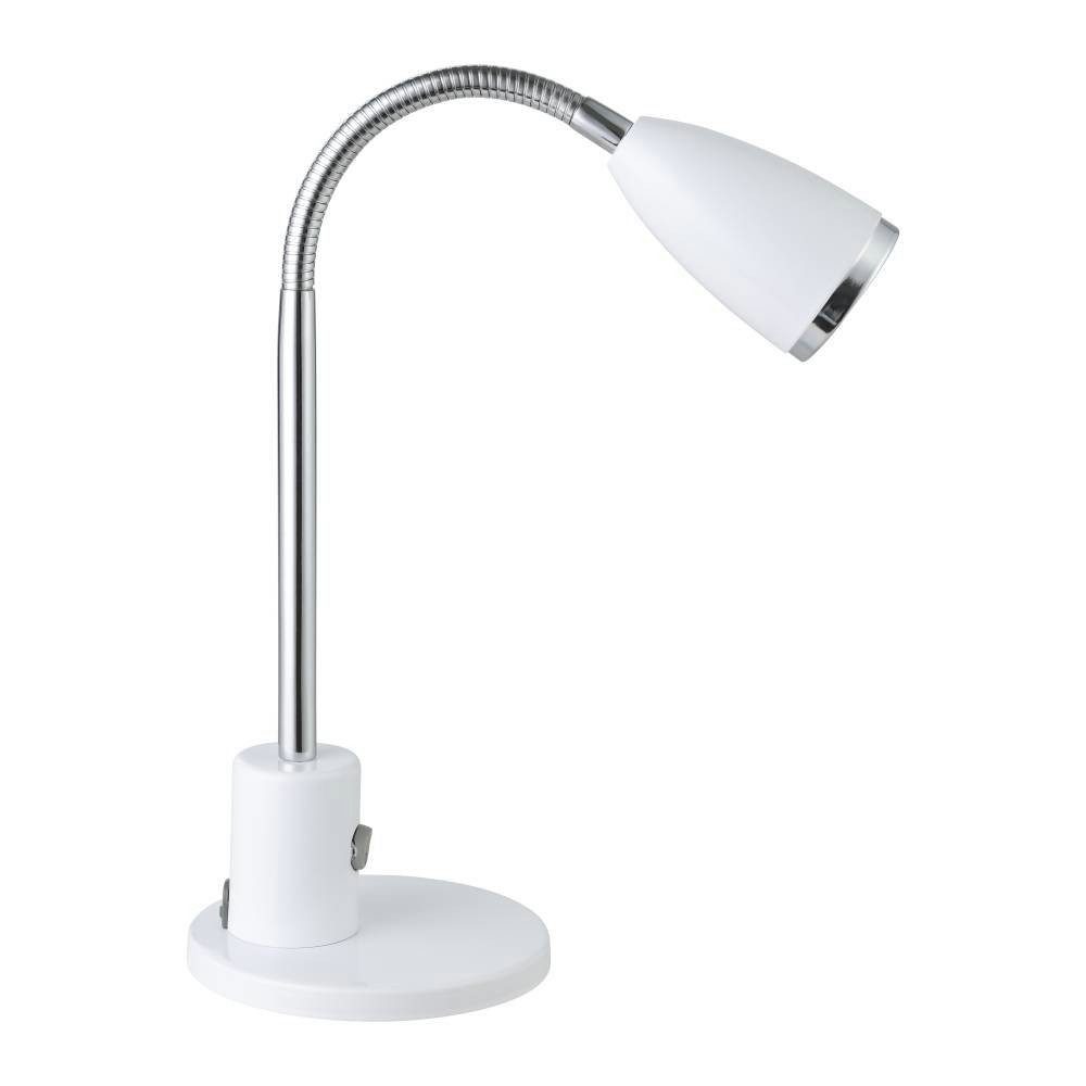 EGLO Tafellamp FOX tafellamp wit, chroom, incl. lichtbron, LED, leeslamp