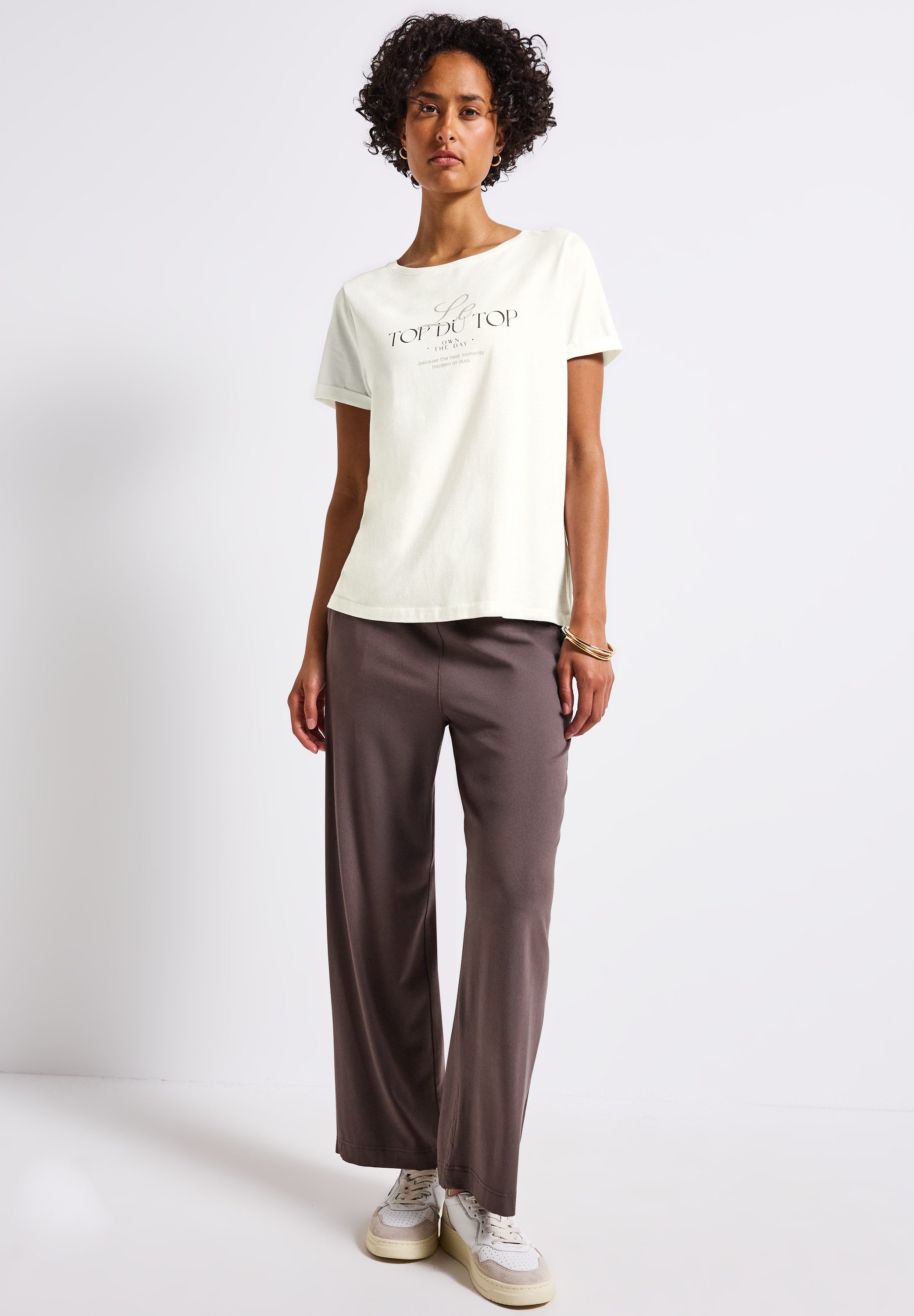 STREET ONE T-shirt met frontprint