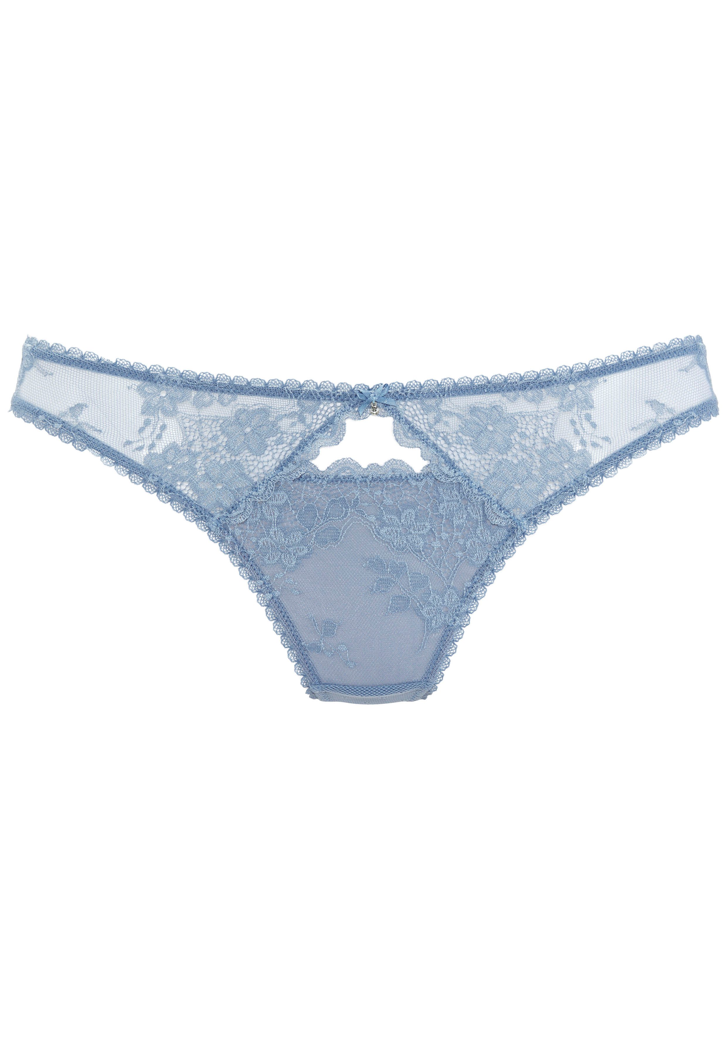 Vivance String met verleidelijke cut-out en fijne sierstrik met accessoire