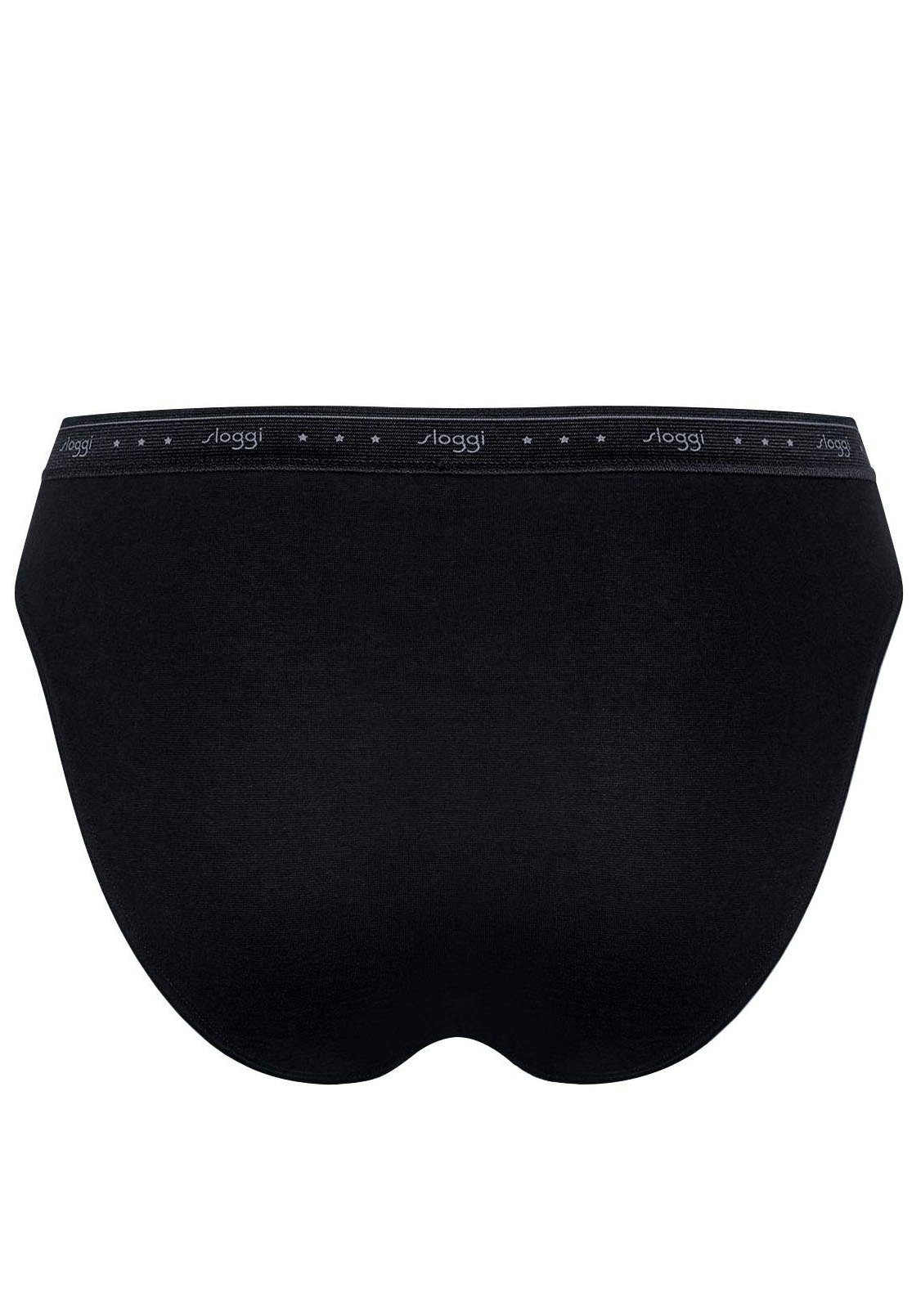 Sloggi Tai slip 24/7 100 Tai 3P elastische band met sloggi-logo-inscriptie (Set van 3)