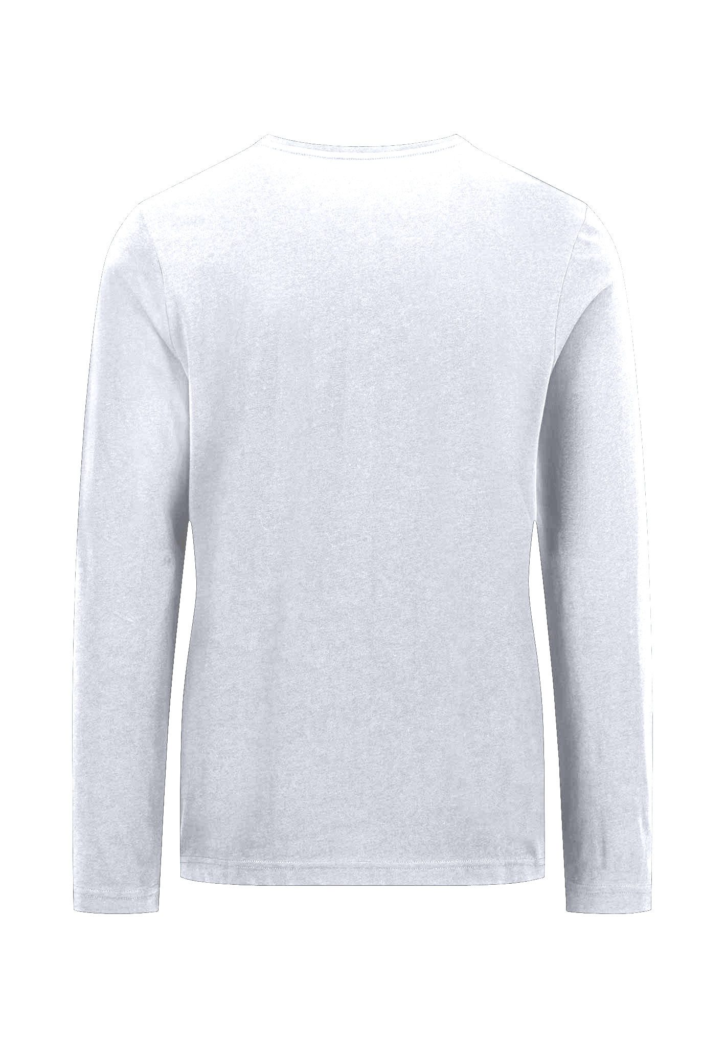 FYNCH-HATTON Shirt met lange mouwen met logo-borduursel op de borst