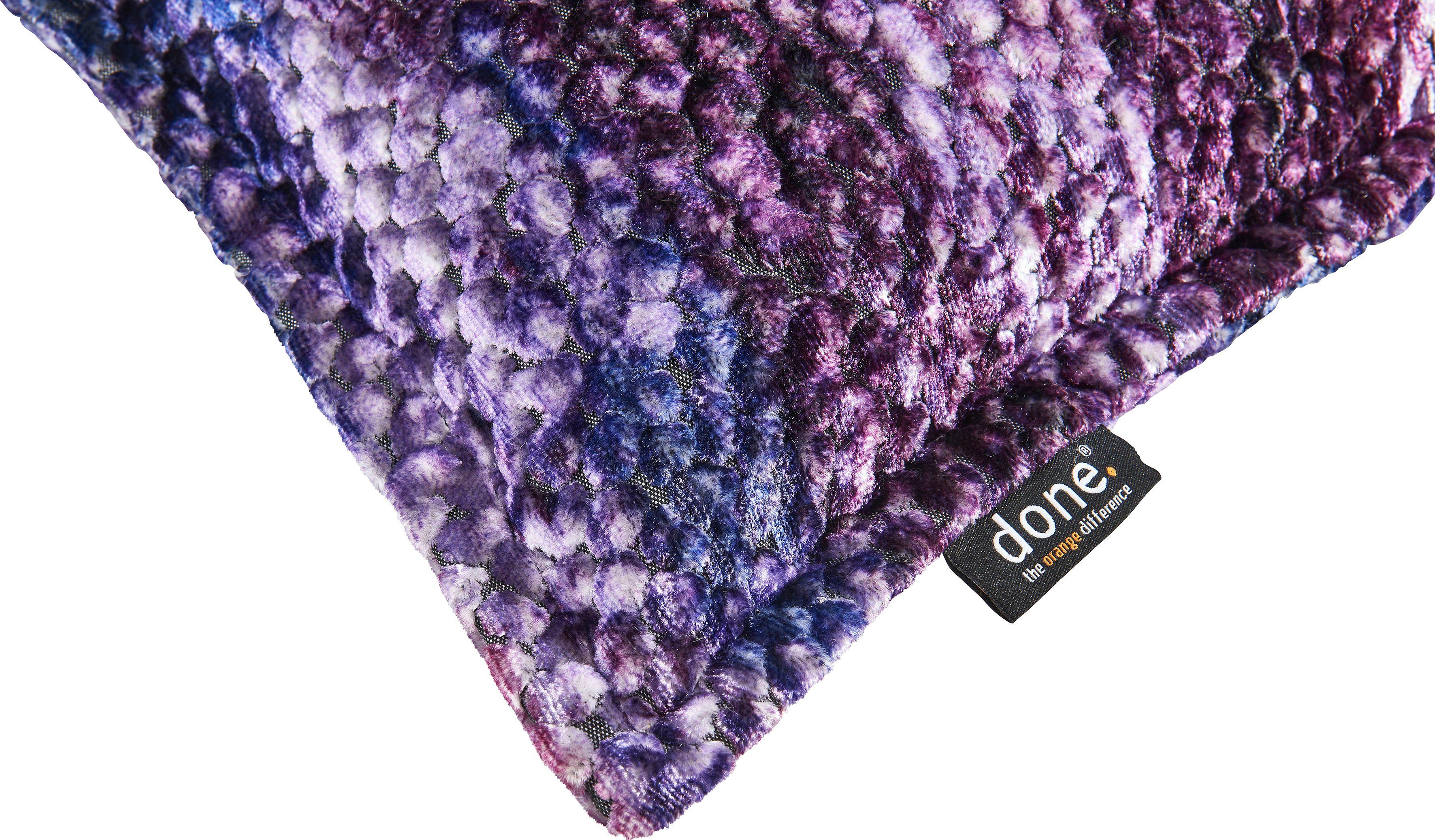 done.® Sierkussen Glamour colour Rits, zonder vulling, gemêleerd (1 stuk)