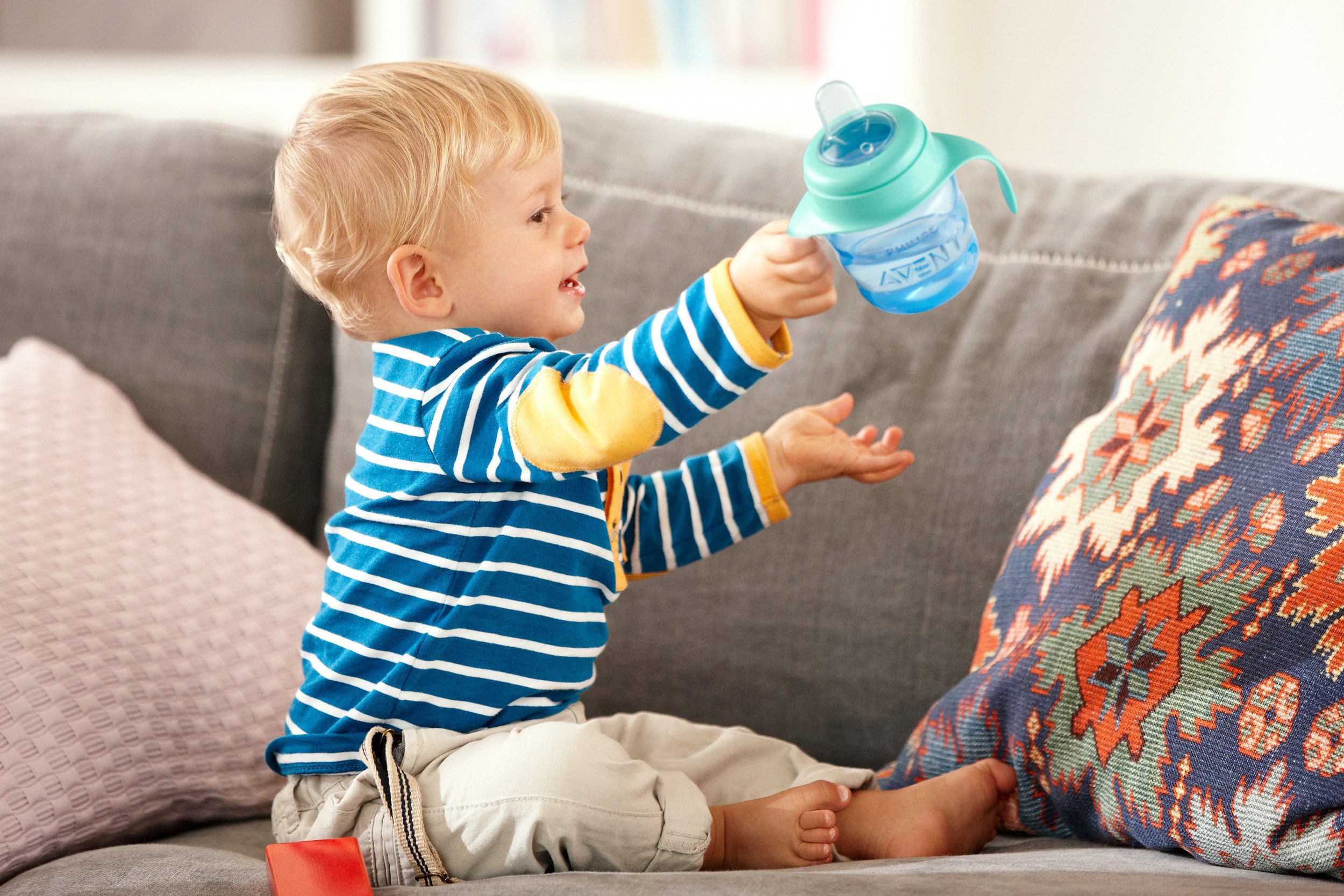 Philips AVENT Drinkbeker SCF551/05 Snavelbeker met zachte drinksnavel, vanaf 6 maanden.