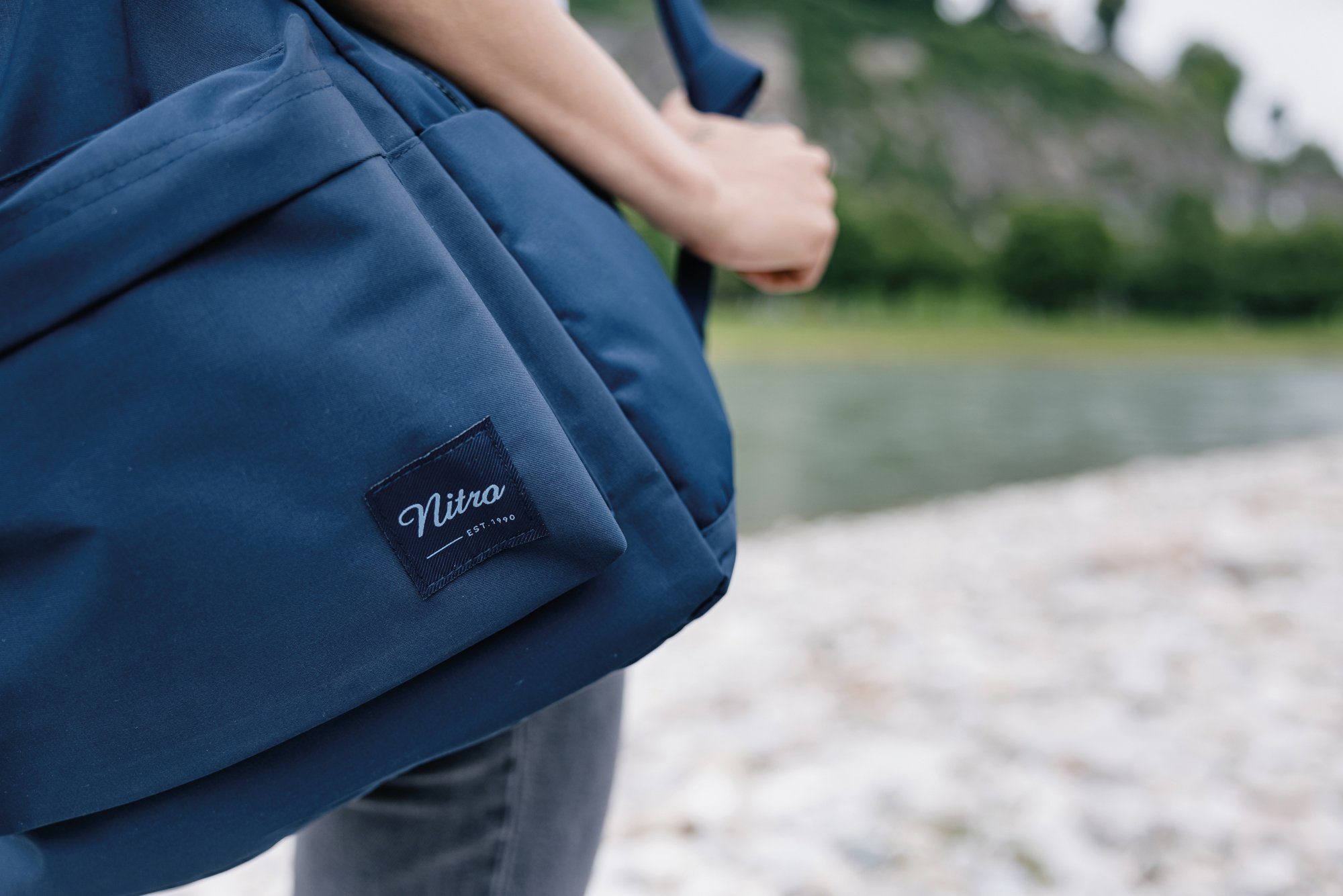 NITRO Vrijetijdsrugzak Urban Plus Daypack, streetpack in retro-stijl, alledaagse rugzak, schoolrugzak