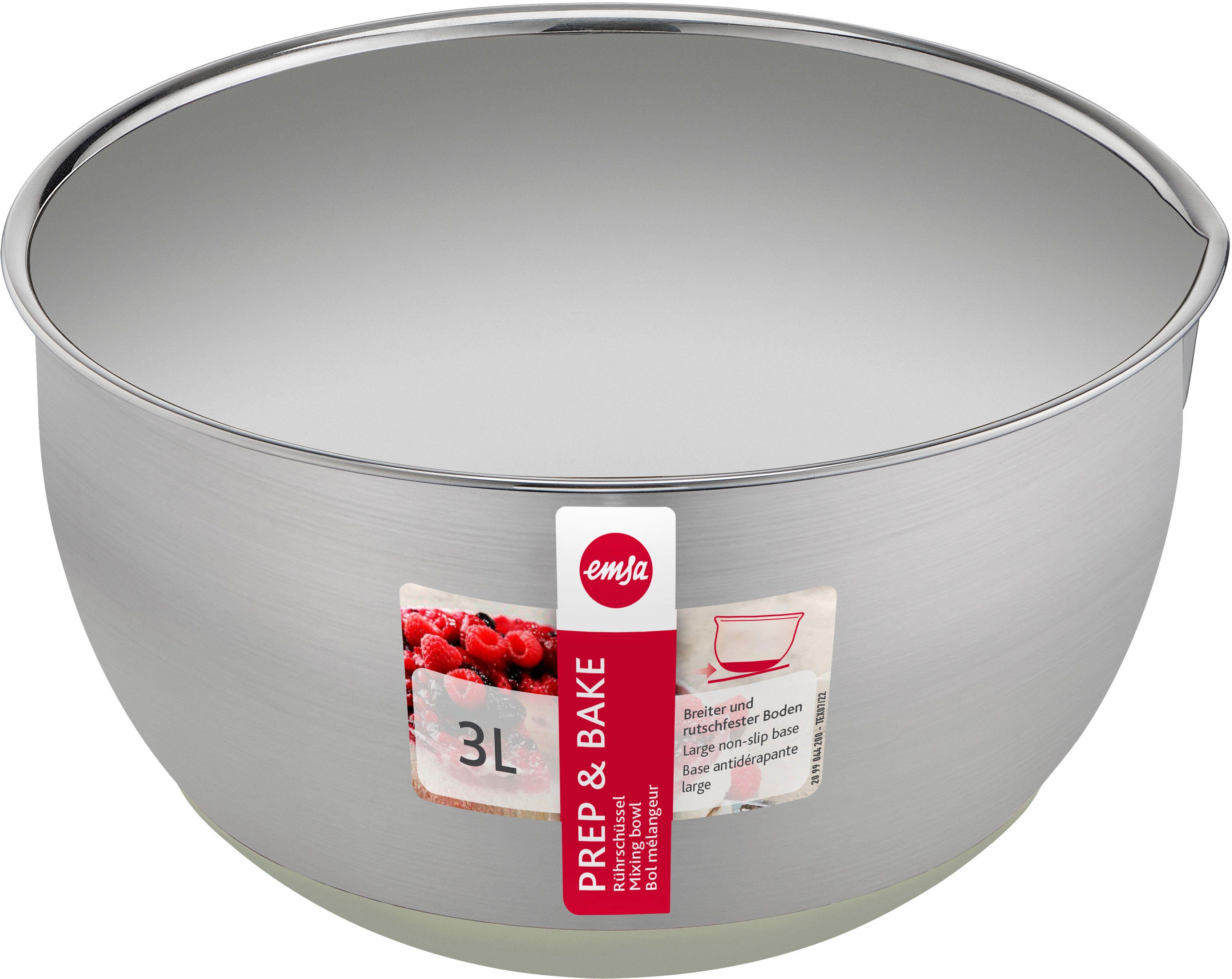 Emsa Mengkom Emsa K32720 Prep&Bake 20 cm antislip bodem, gietlip voor nauwkeurig gieten (1-delig)