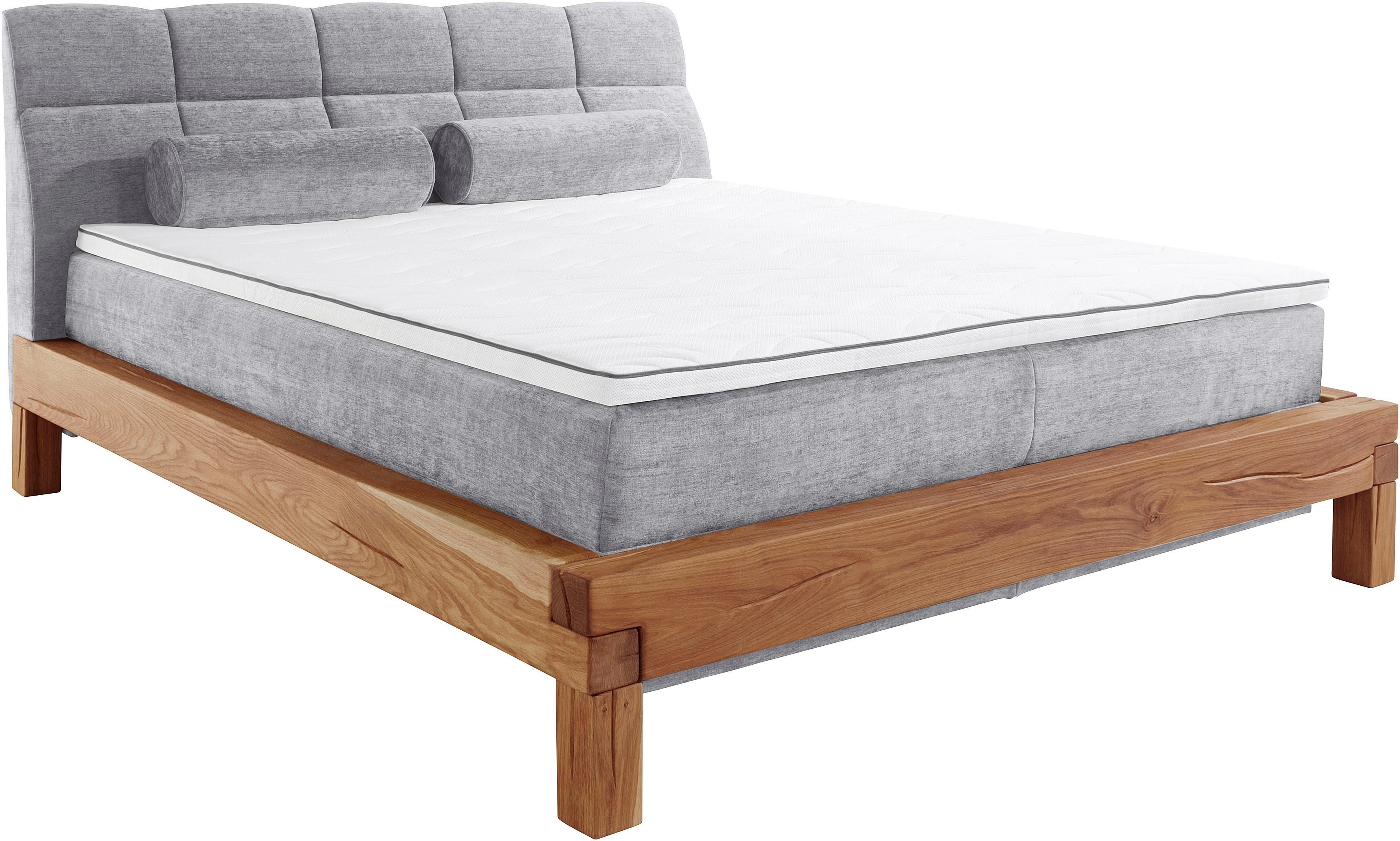 Home affaire Boxspring Villads Ligoppervlak: 180x200 cm, inside-boxspringonderbouw, gerecyclede stoffen