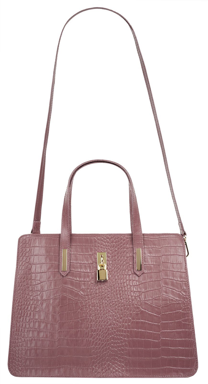Cluty Tas echt leer, made in italy