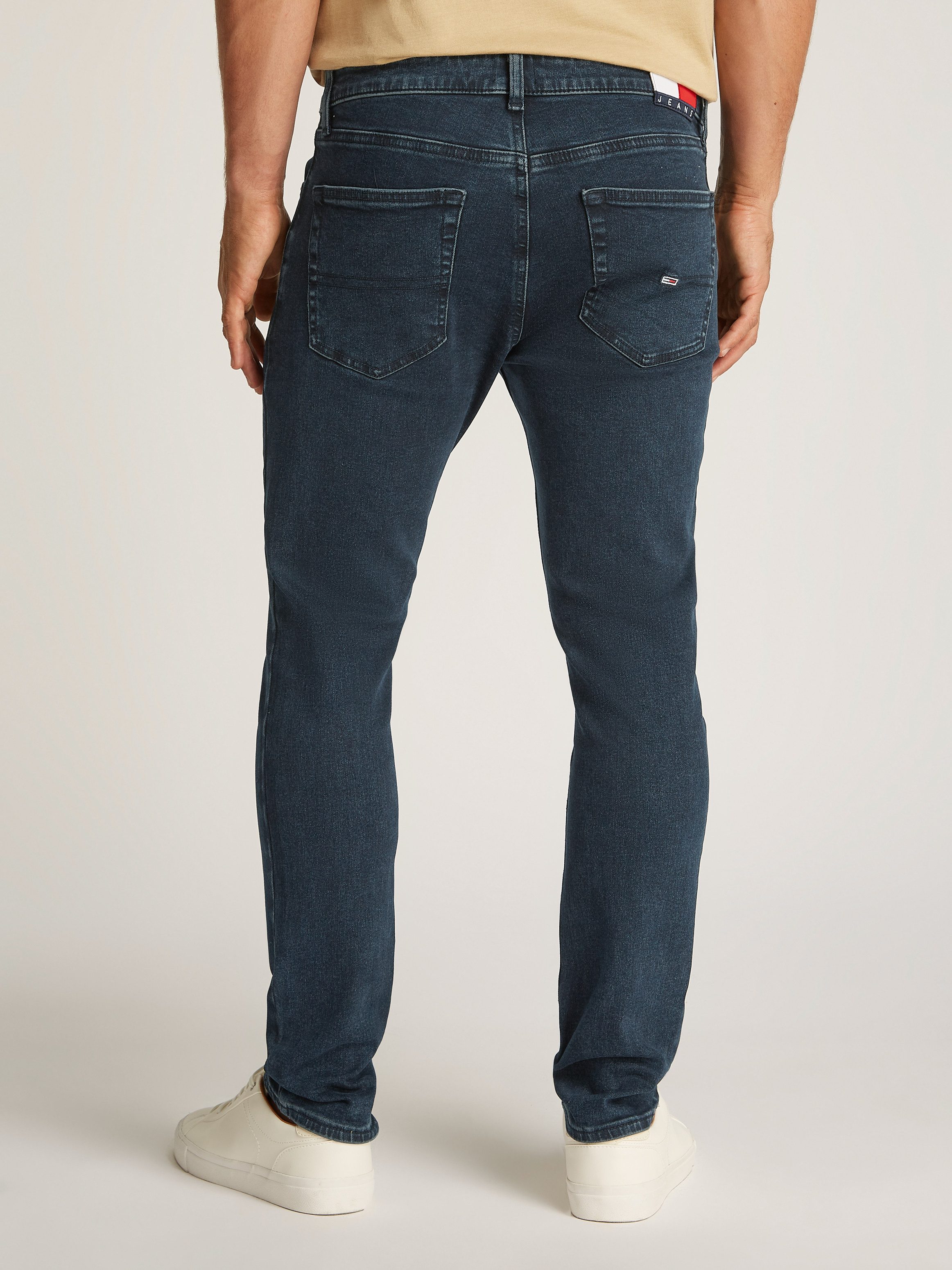 TOMMY JEANS Tapered jeans met logoborduursels