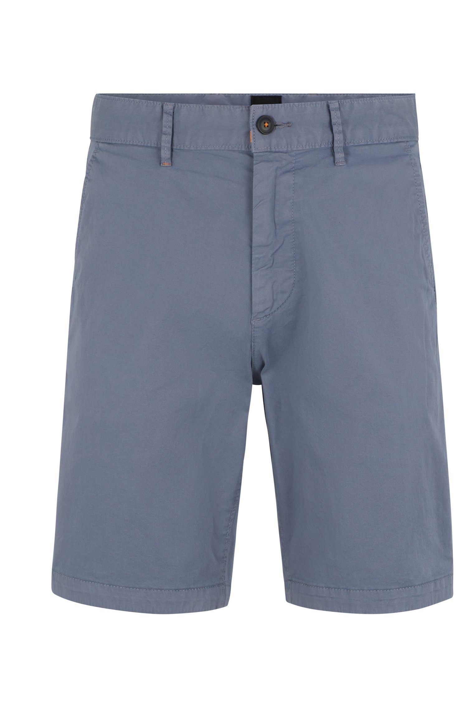 Hugo Boss Blauwe Chino-Slim-Short voor heren Blue Heren