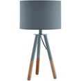 salesfever tafellamp liga driepotig statief, scandinavisch design (1 stuk) grijs