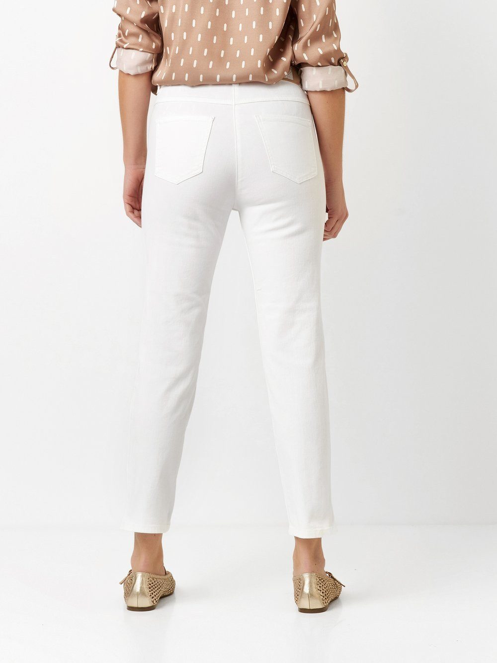 TONI 7/8 jeans gesplitst, met stretch