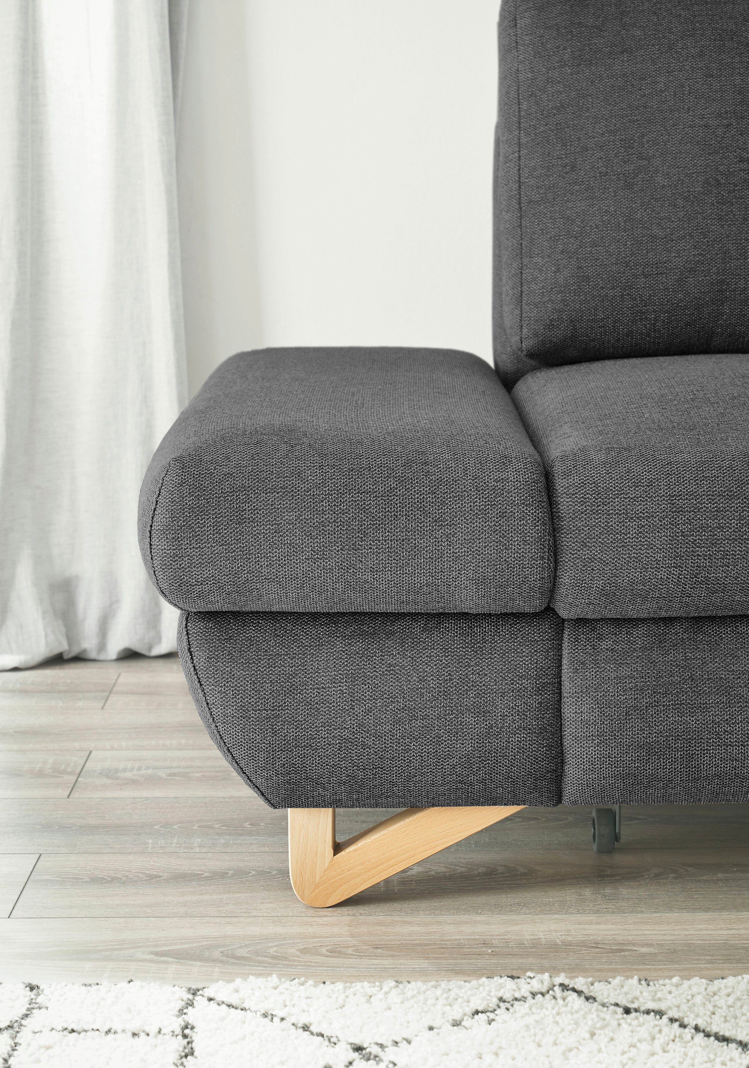 INOSIGN Slaapbank City/Giron comfortabele slaapbank (ligoppervlak 245 x 138 cm) en bedlade