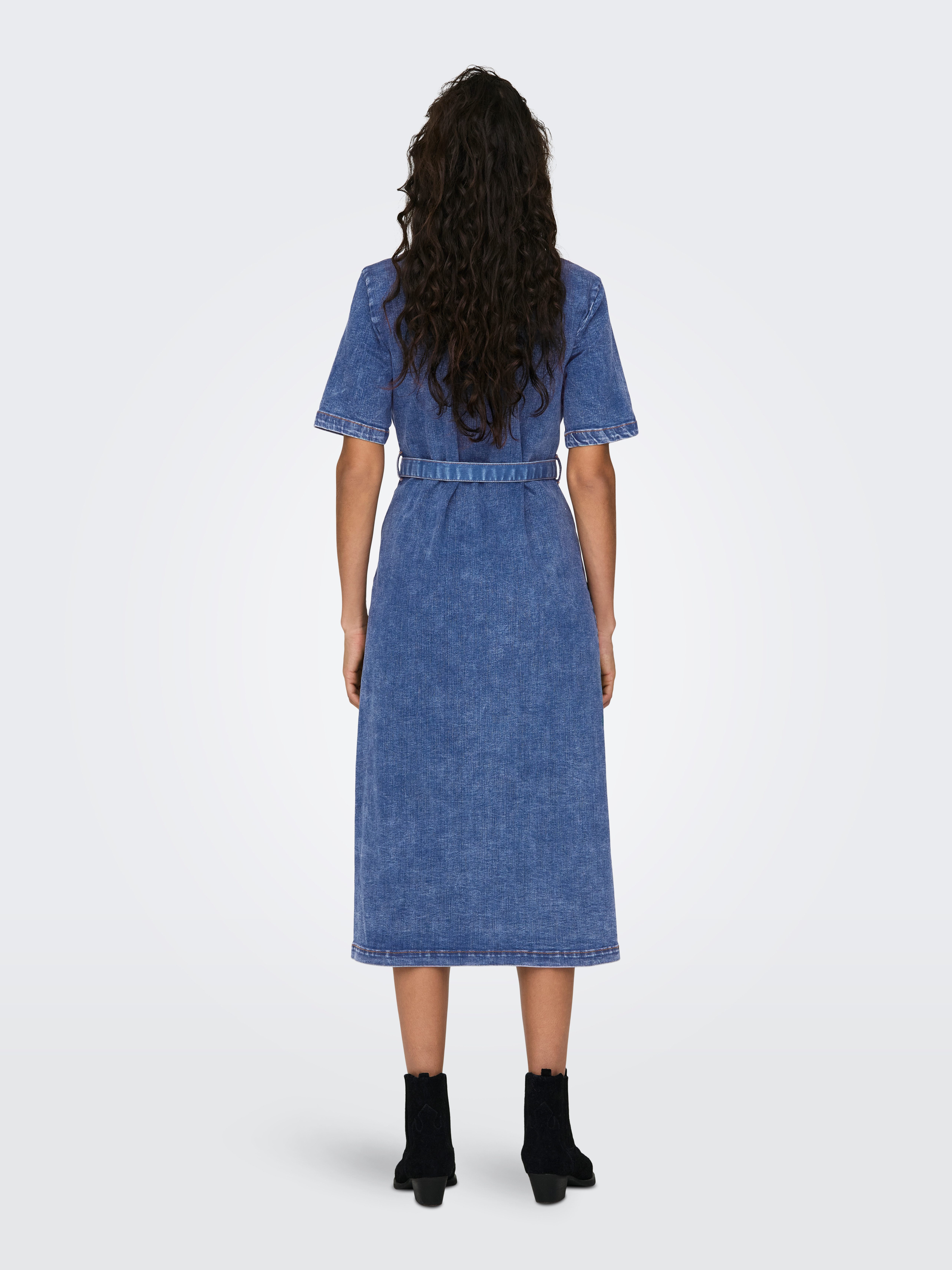Only Jeans jurk ONLLANA SS LONG DRESS DNM REA258 NOOS