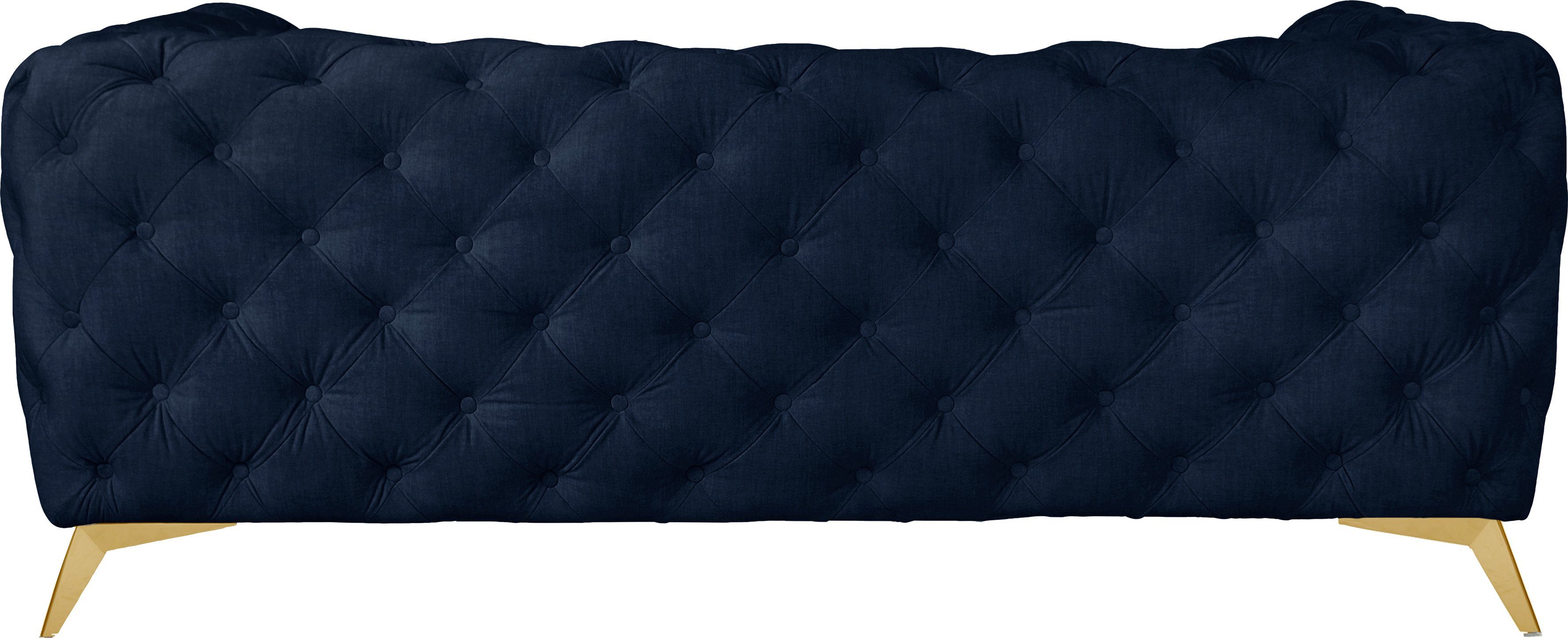 Leonique Chesterfield-bank Glynis luxueuze capitonnage, moderne chesterfield look, kleur van de poten ter keuze