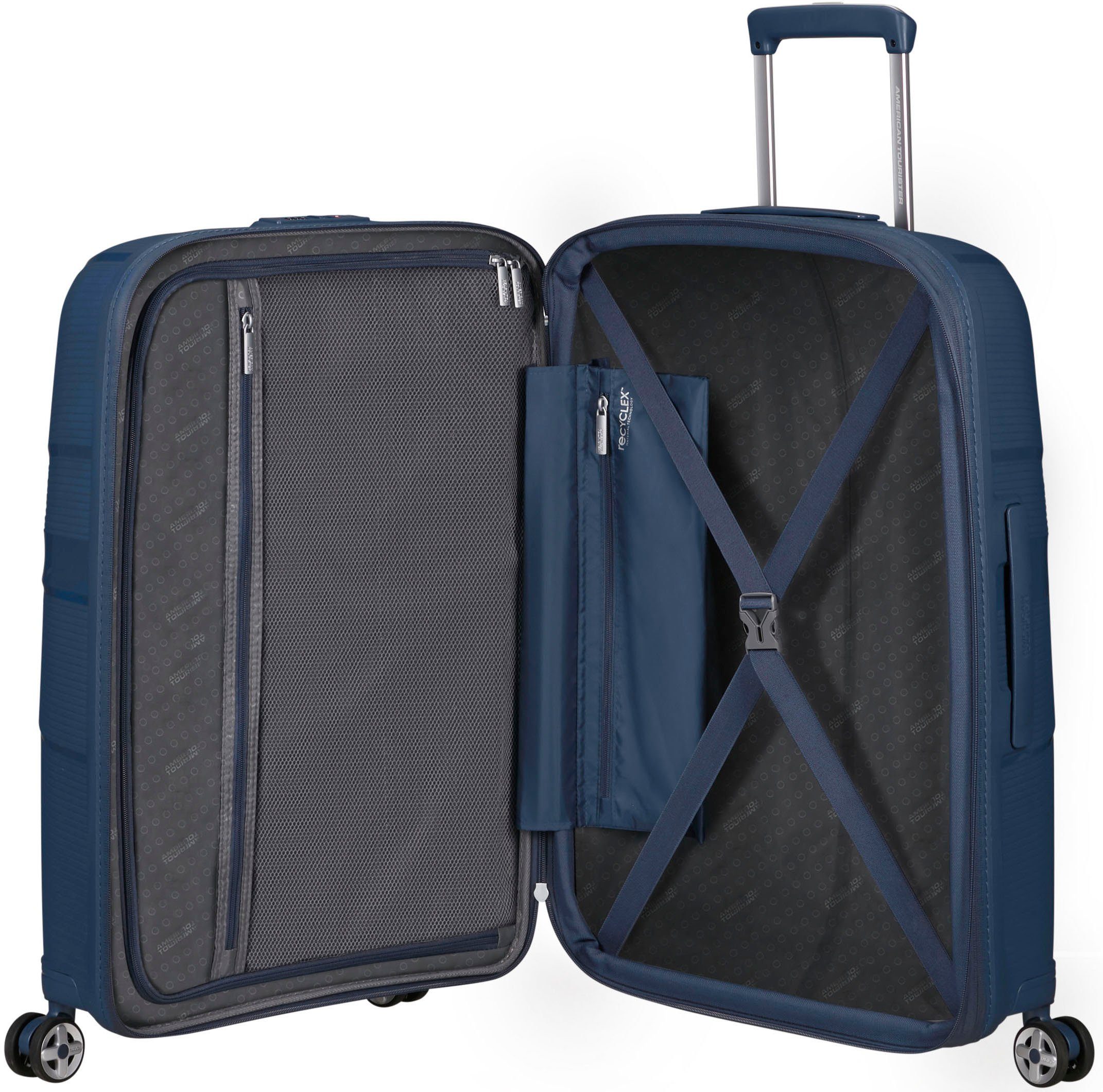 American Tourister® Hardshell-trolley STARVIBE 55 Handbagage-koffer reiskoffer met TSA-cijferslot