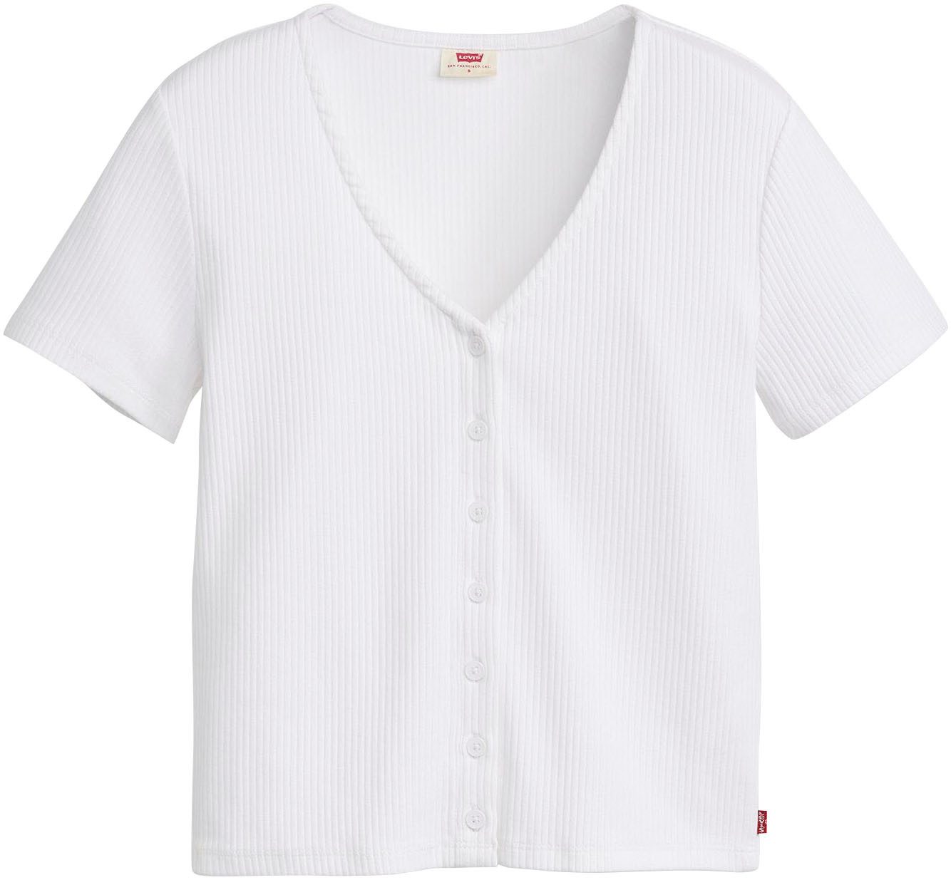 Levi's® Shirt met V-hals met knoopsluiting