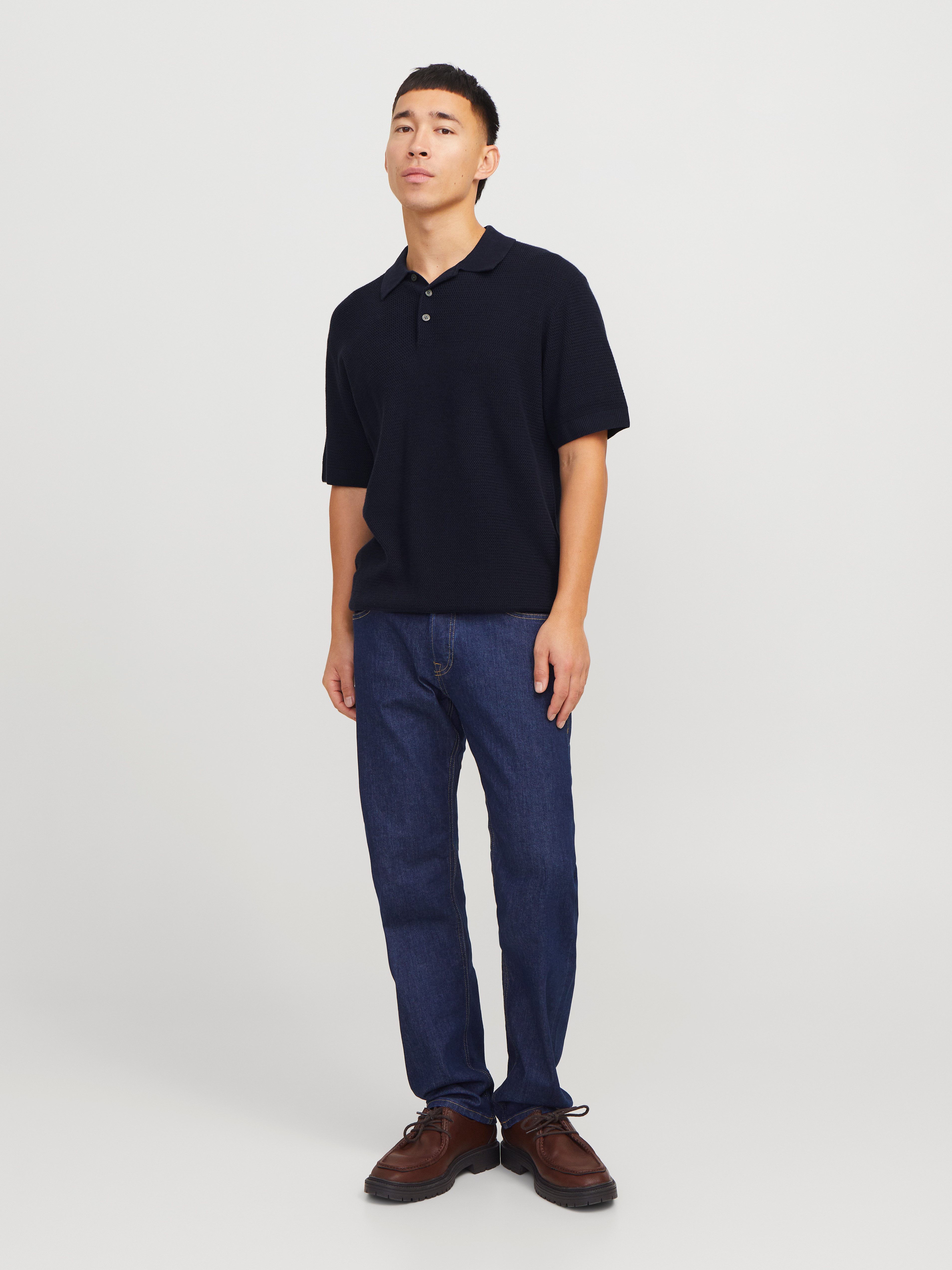 Jack & Jones Trui met polokraag JPRCCCOOPER KNIT POLO SS SN