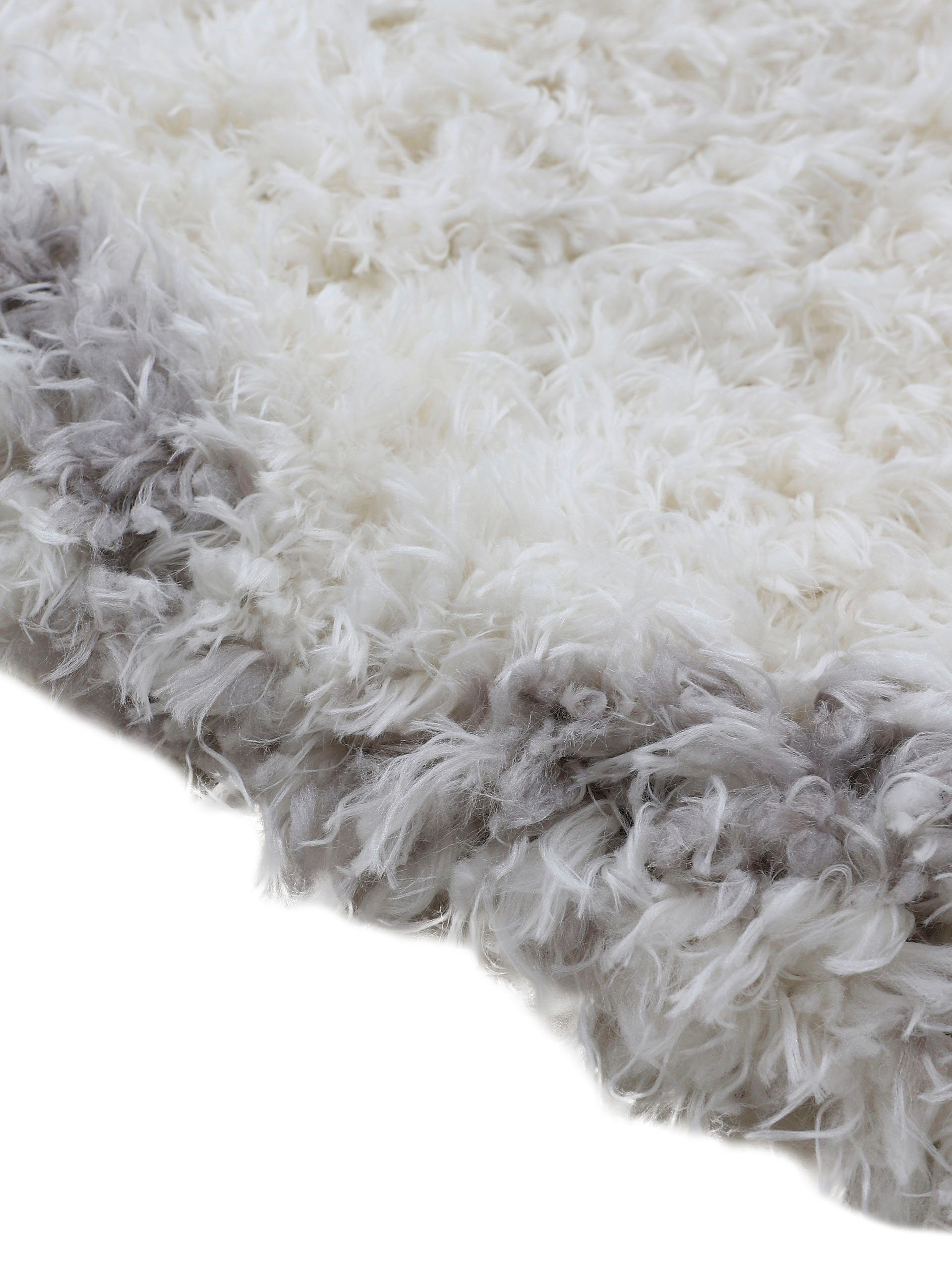 carpetfine Hoogpolig vloerkleed Eddy ook in vierkant model, met franje, woonkamer