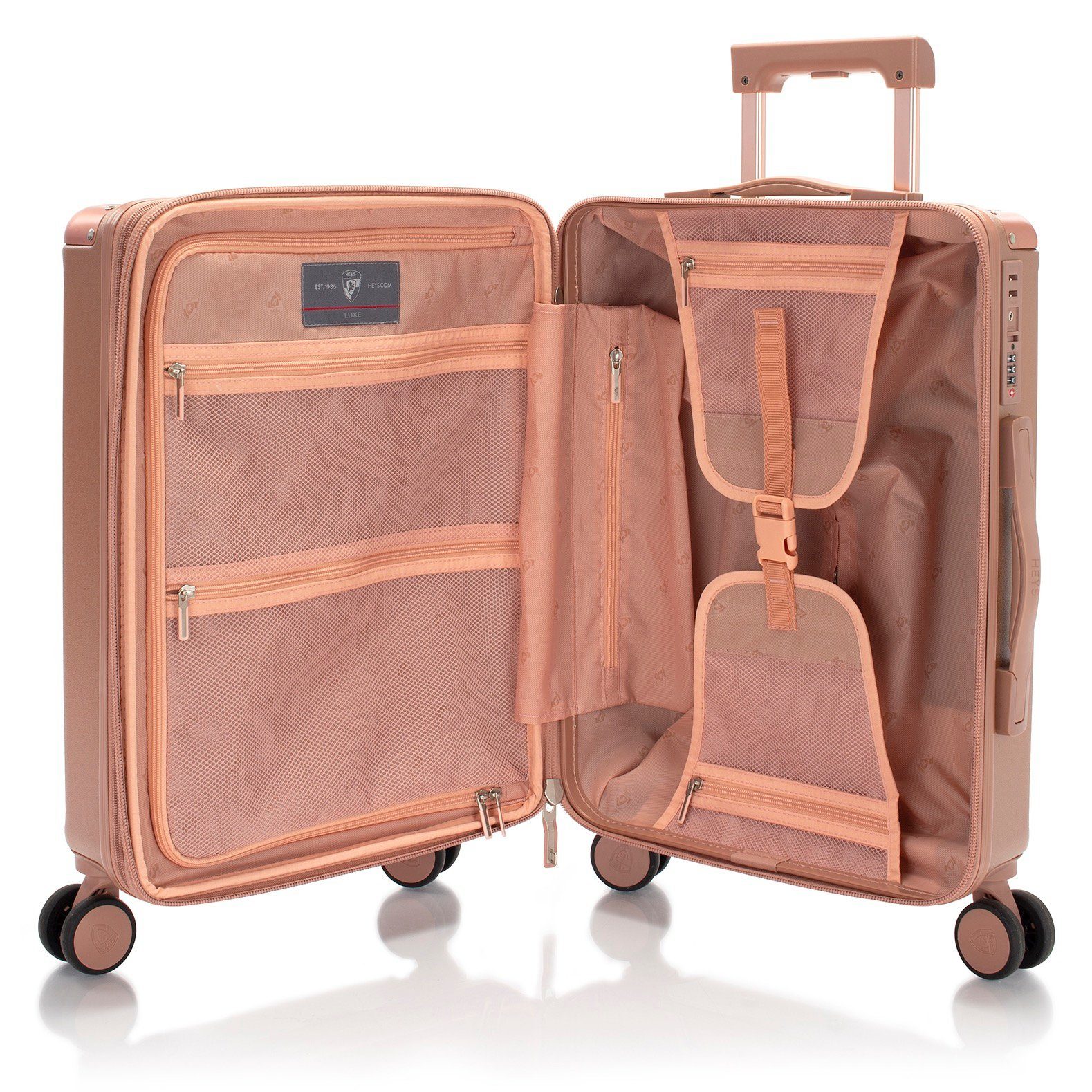 Heys Hardshell-trolley Luxe in verschillende kleuren en maten x Joachim Llambi harde koffer volumevergroting