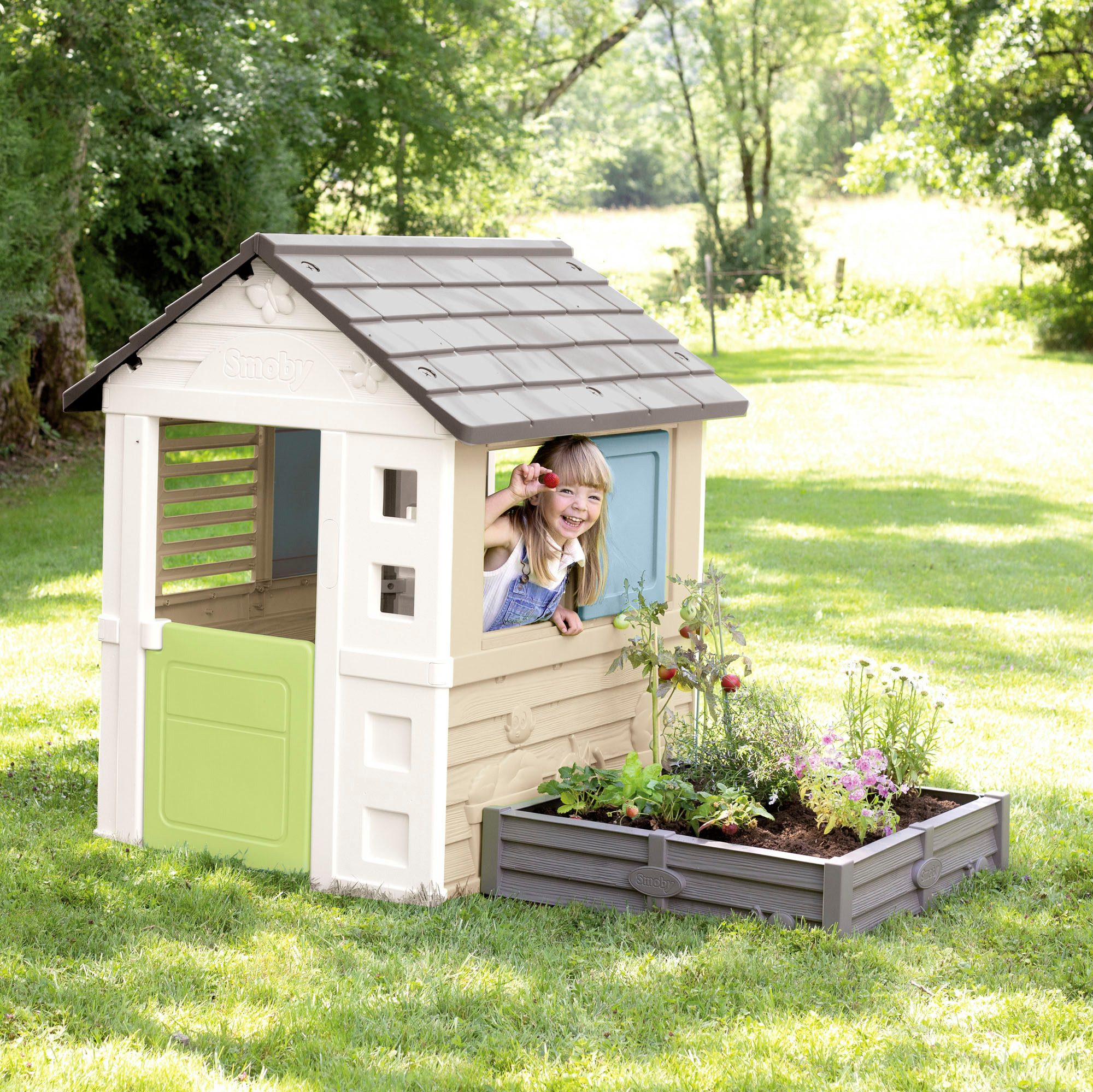Smoby Speelhuis Smoby Life, Square + zandbak