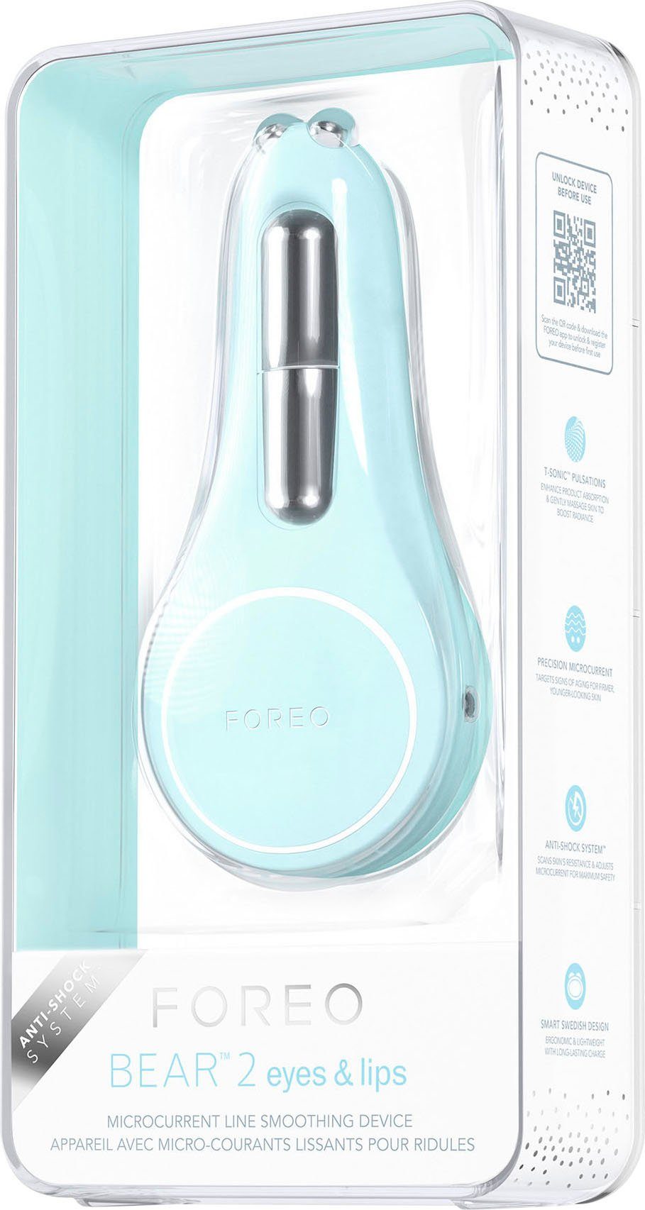 FOREO Anti-aging-apparaat BEAR™ 2 eyes & lips