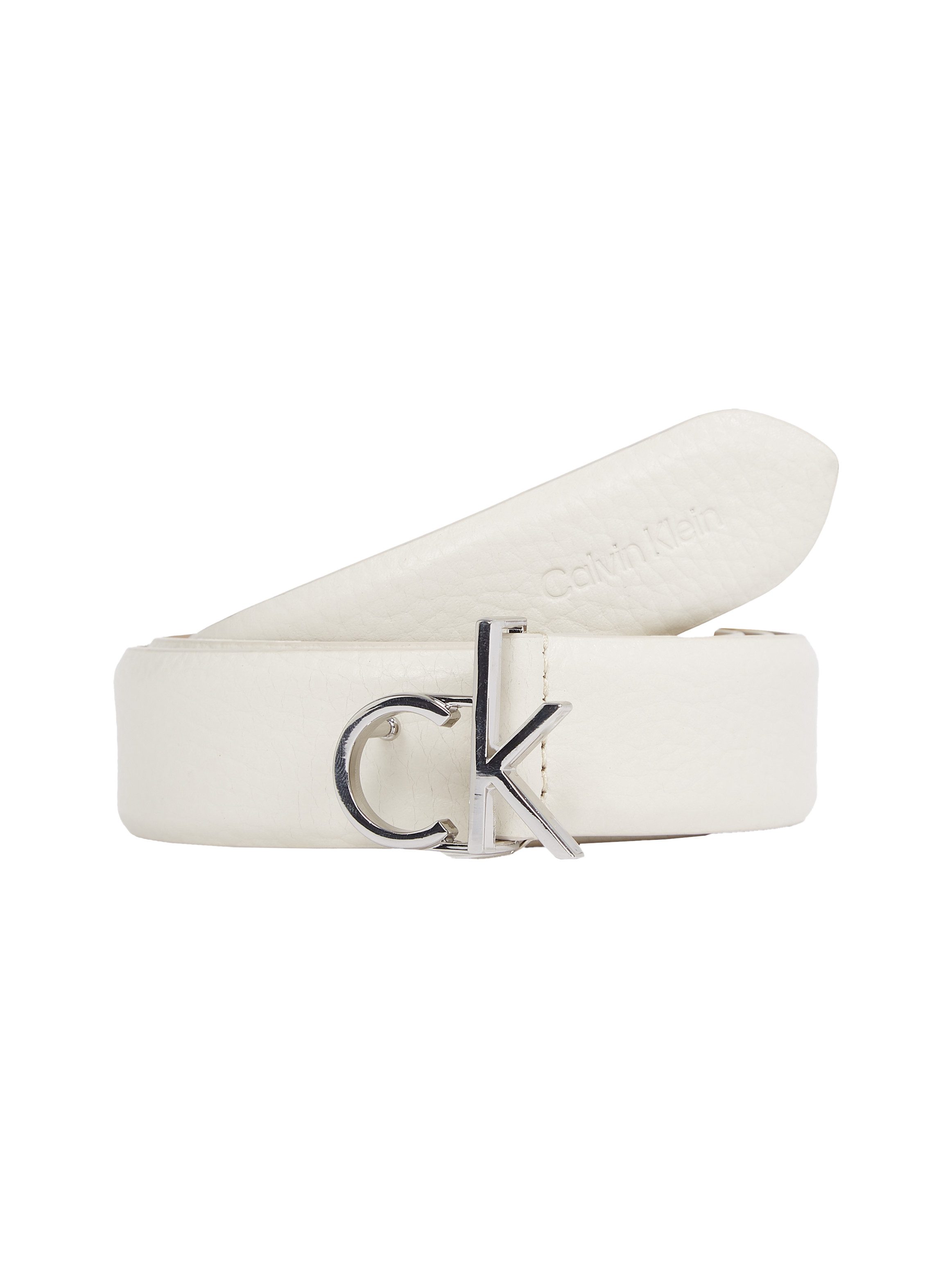 Calvin Klein Leren riem CK LOGO BUCKLE BELT 3.0_PBL