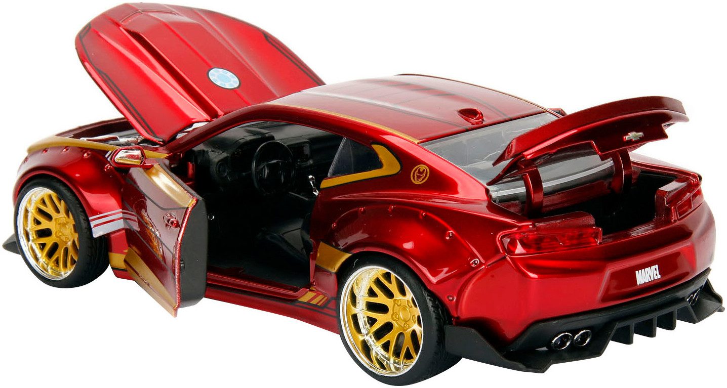 JADA Speelgoedauto Marvel Ironman 2016 Chevy Camaro SS 1:24