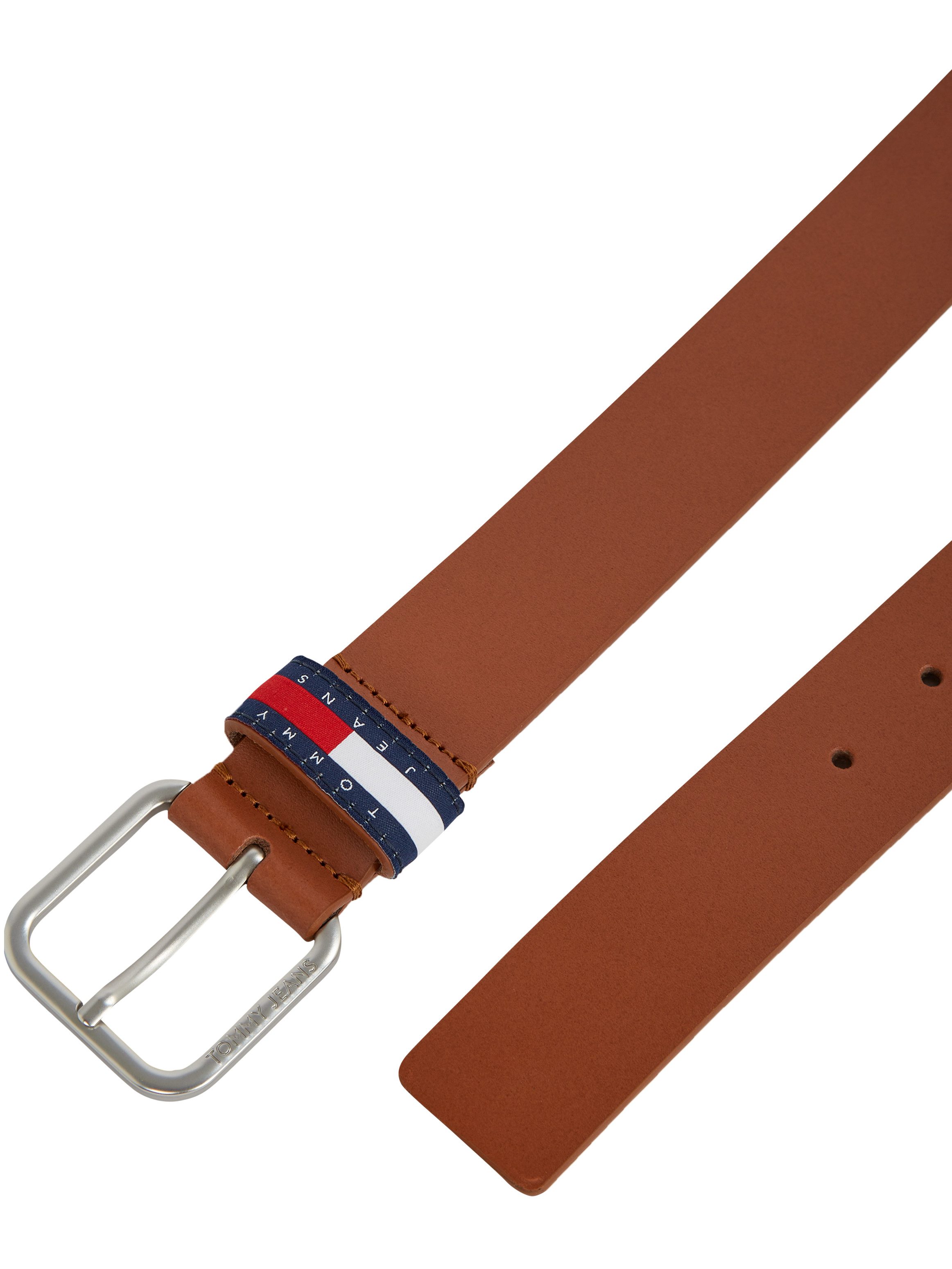 TOMMY JEANS Leren riem TJM RYAN 3.5 Lus met Tommy Jeans-badge