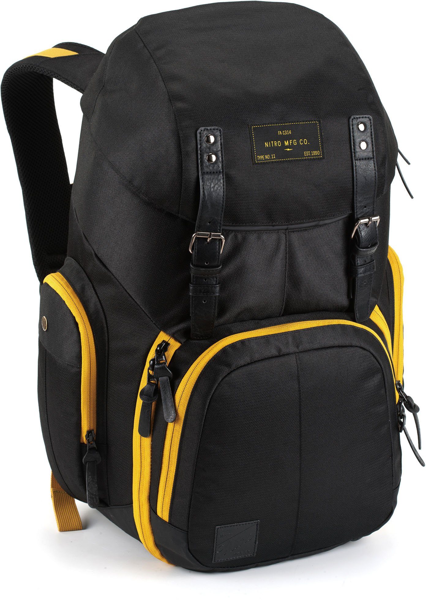 NITRO Laptoprugzak Weekendtas Reiserugzak met laptopvak, schoolrugzak, wanderrugzak