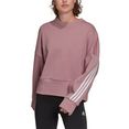 adidas performance sweatshirt adidas sportswear future icons 3-stripes roze