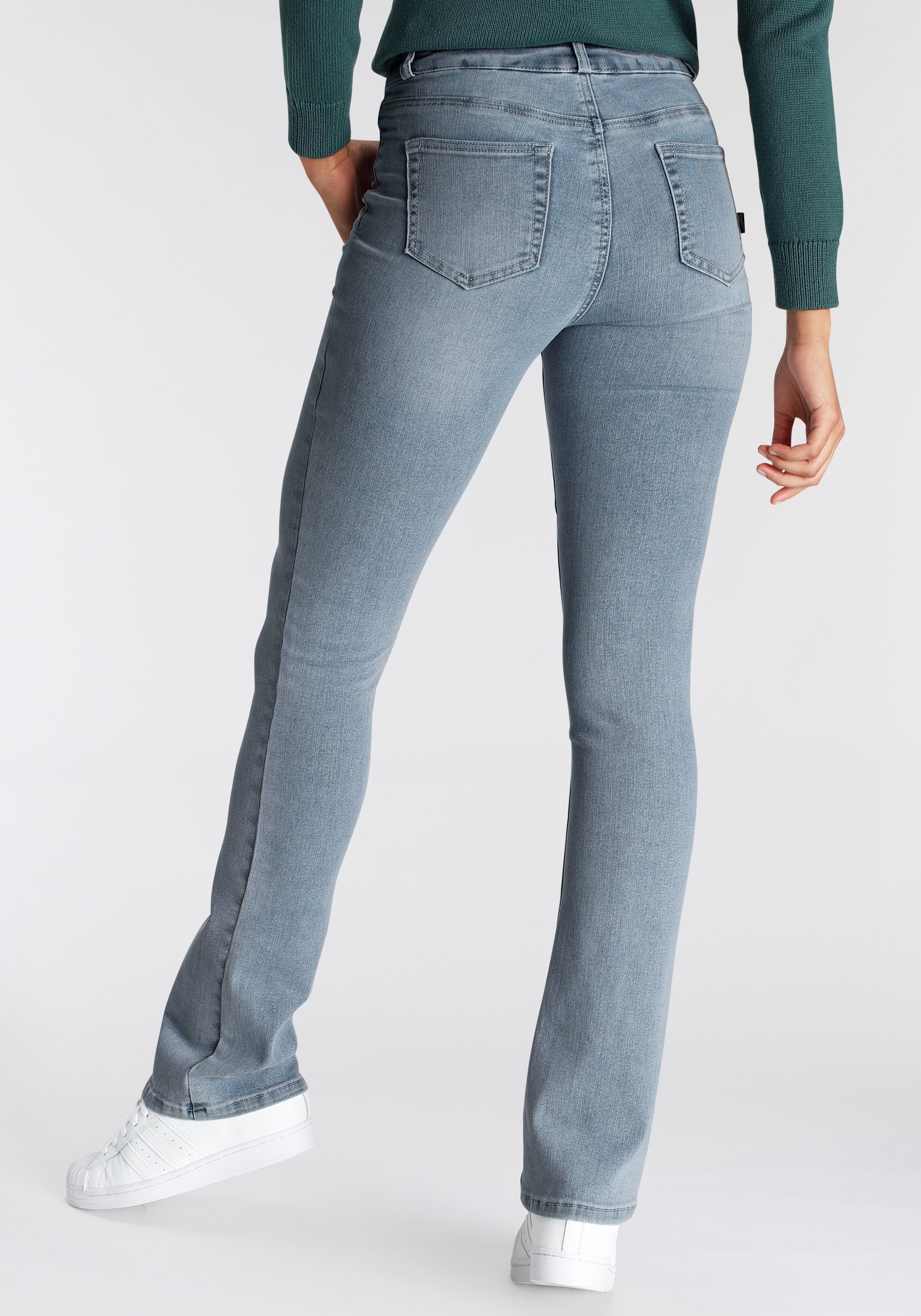 Arizona Bootcut jeans Ultra Soft elastische pasvorm, uitlopende pasvorm, hoge taille