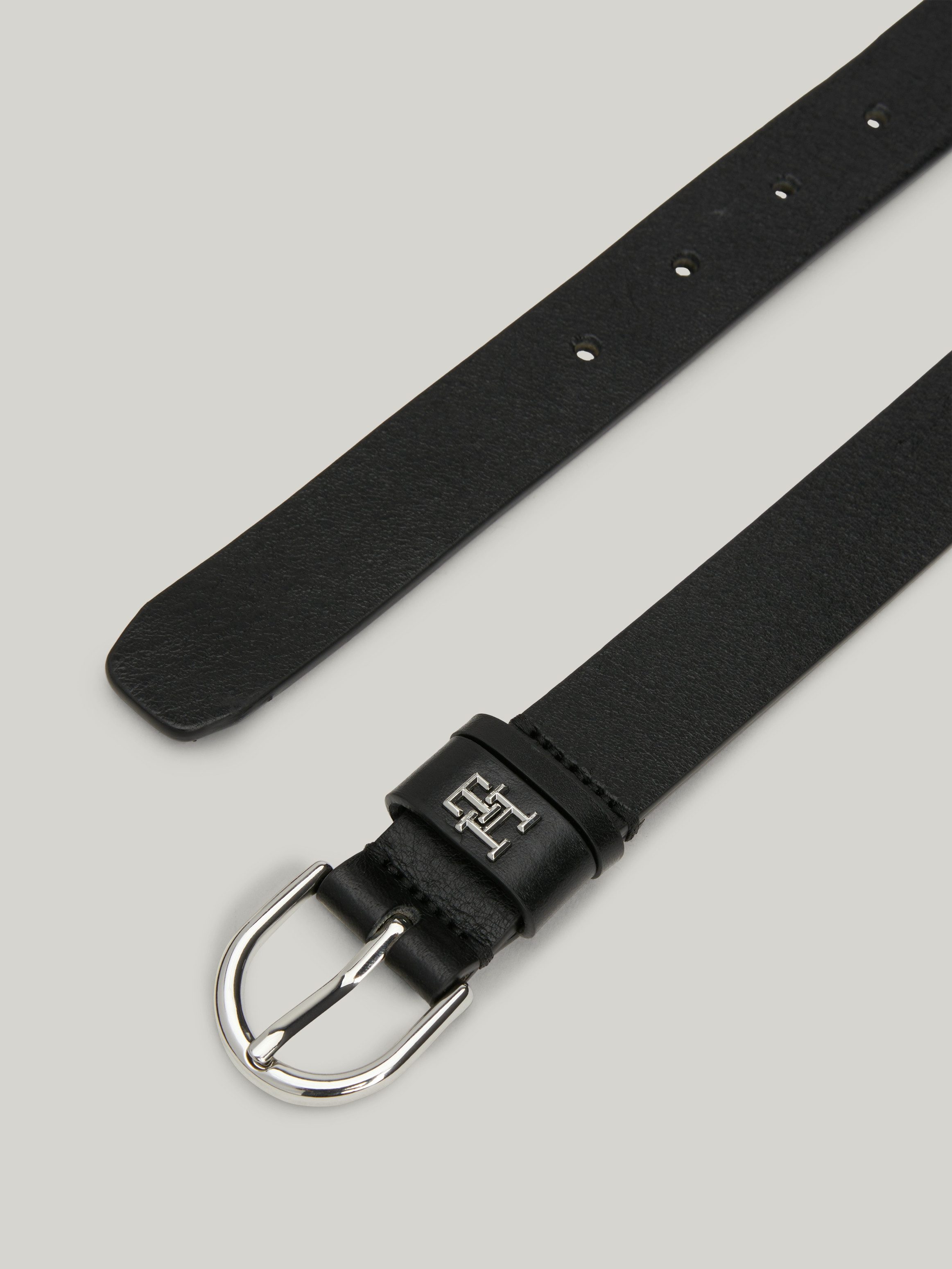 Tommy Hilfiger Leren riem Essential Effortless 2.5 cm met elegant afgeronde sluiting
