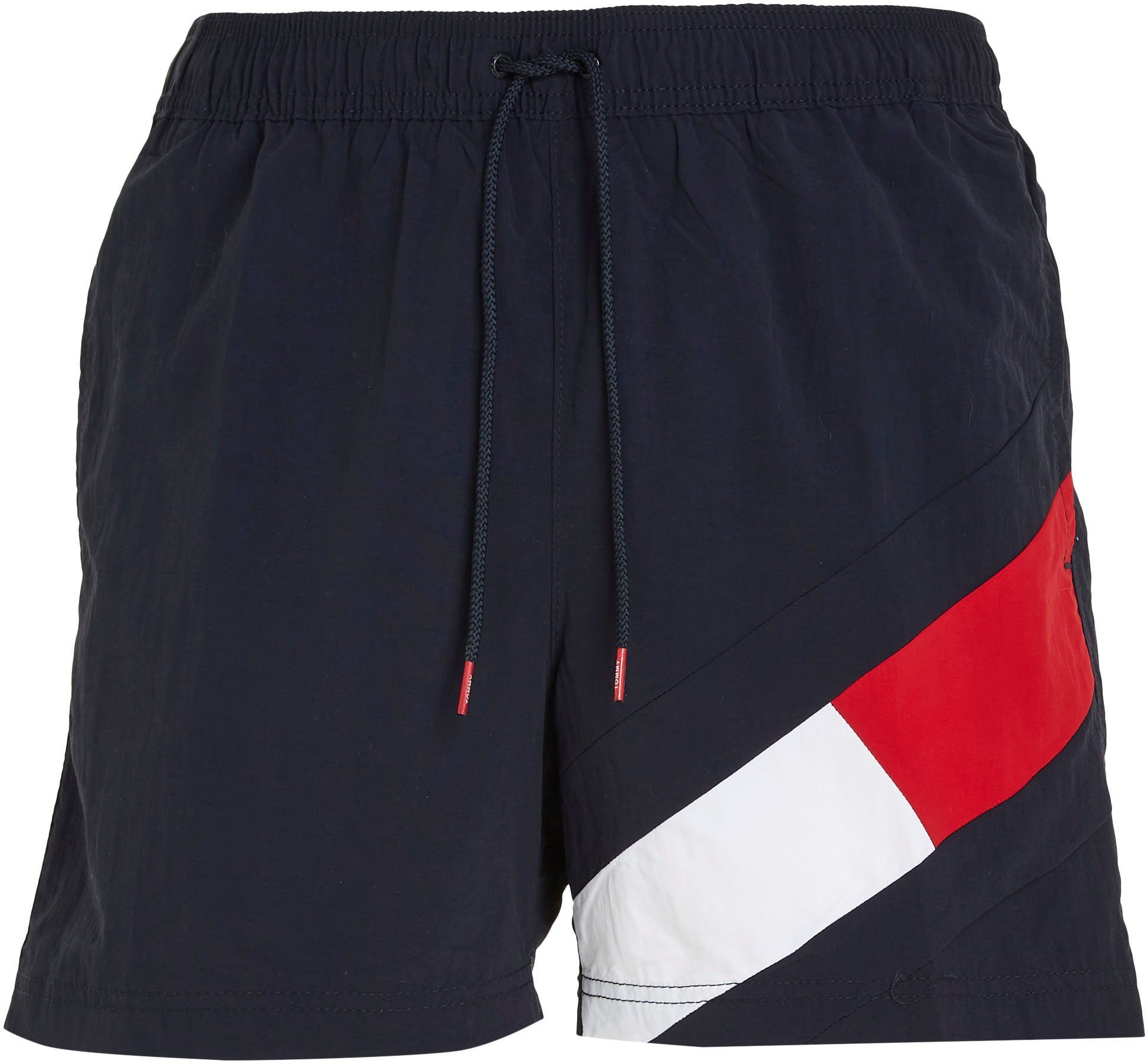 Tommy Hilfiger Swimwear Zwemshort SF MEDIUM DRAWSTRING met tommy hilfiger merklabel